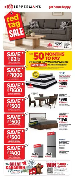 Teppermans Tepperman`s weekly flyer / circulaire