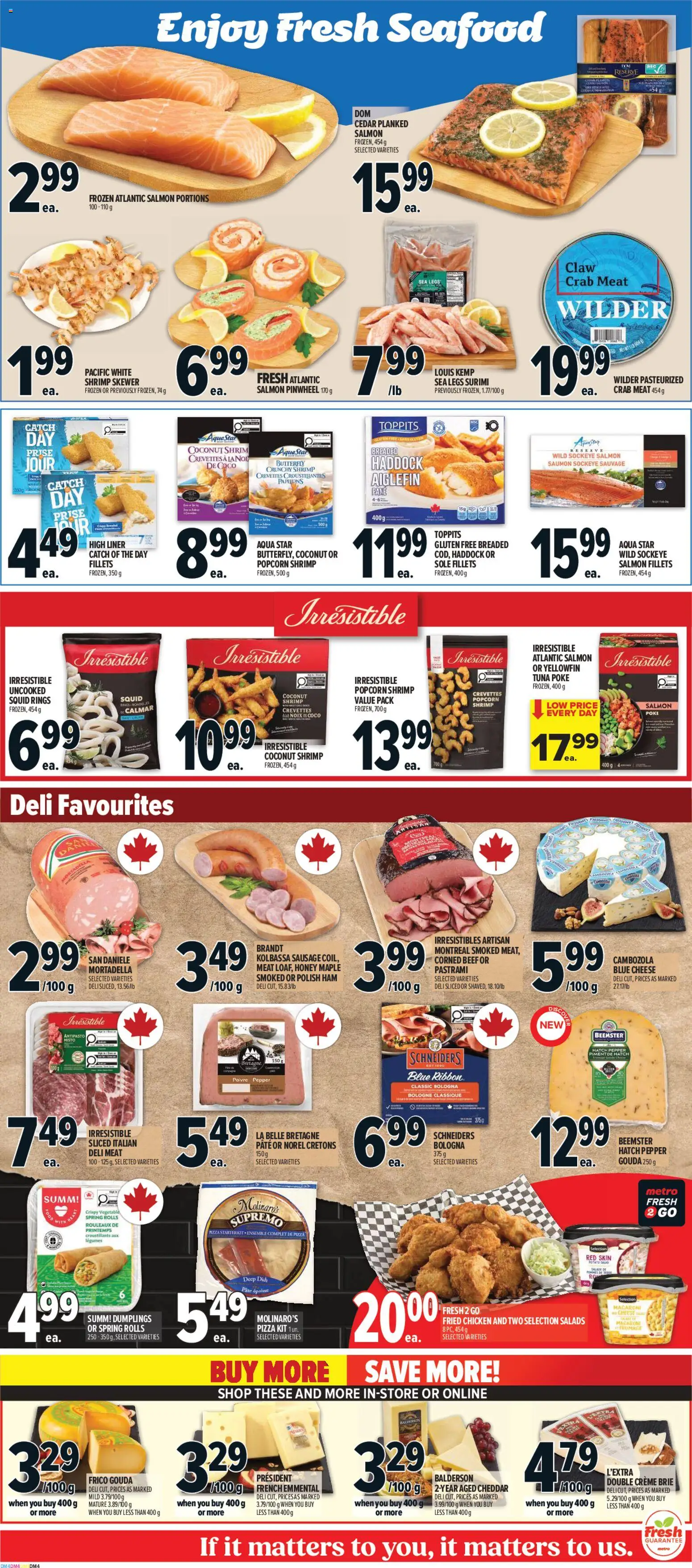 Metro weekly flyer / circulaire Flyer in Canada
