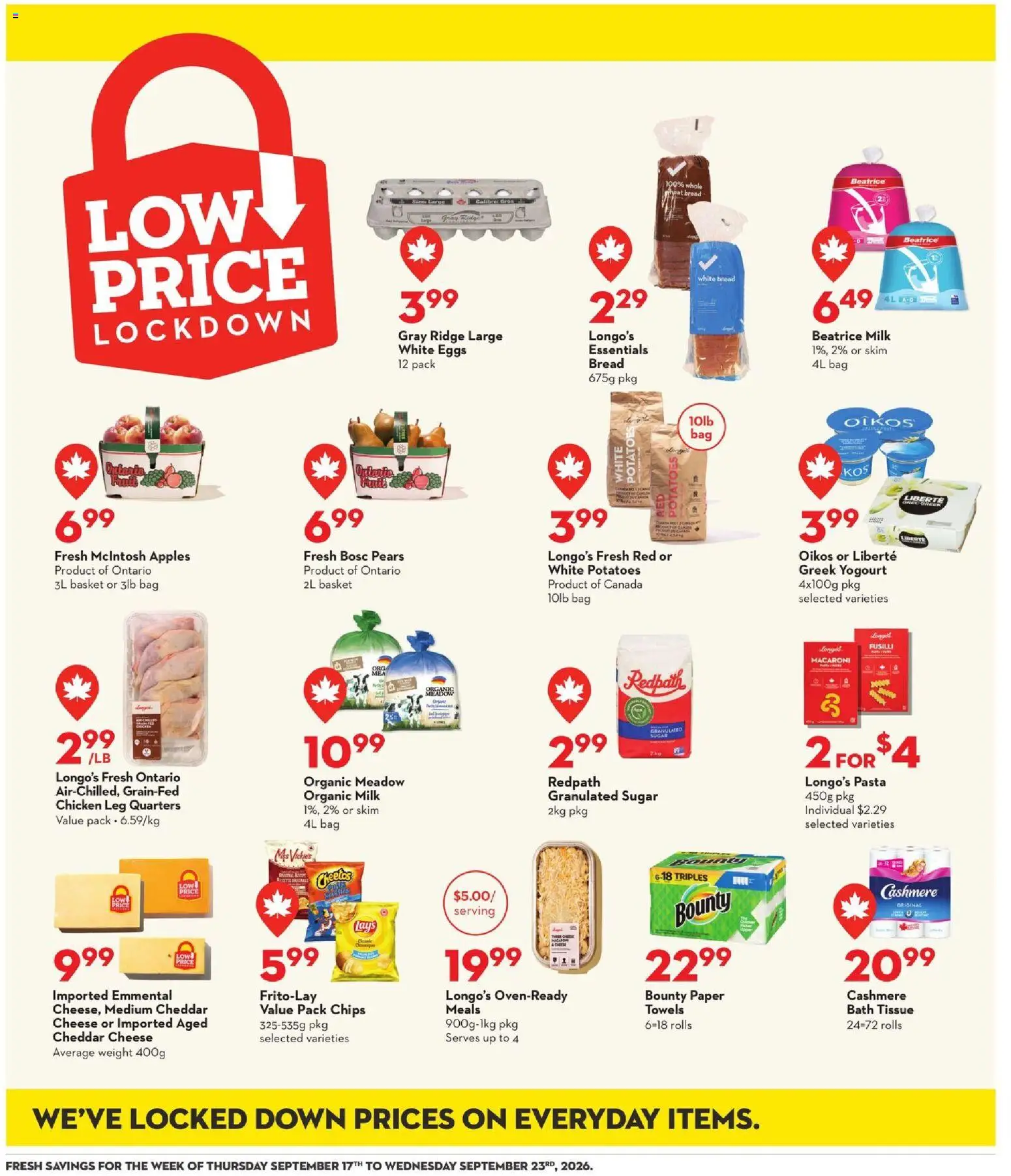 Longo`s weekly flyer / circulaire Flyer in Canada
