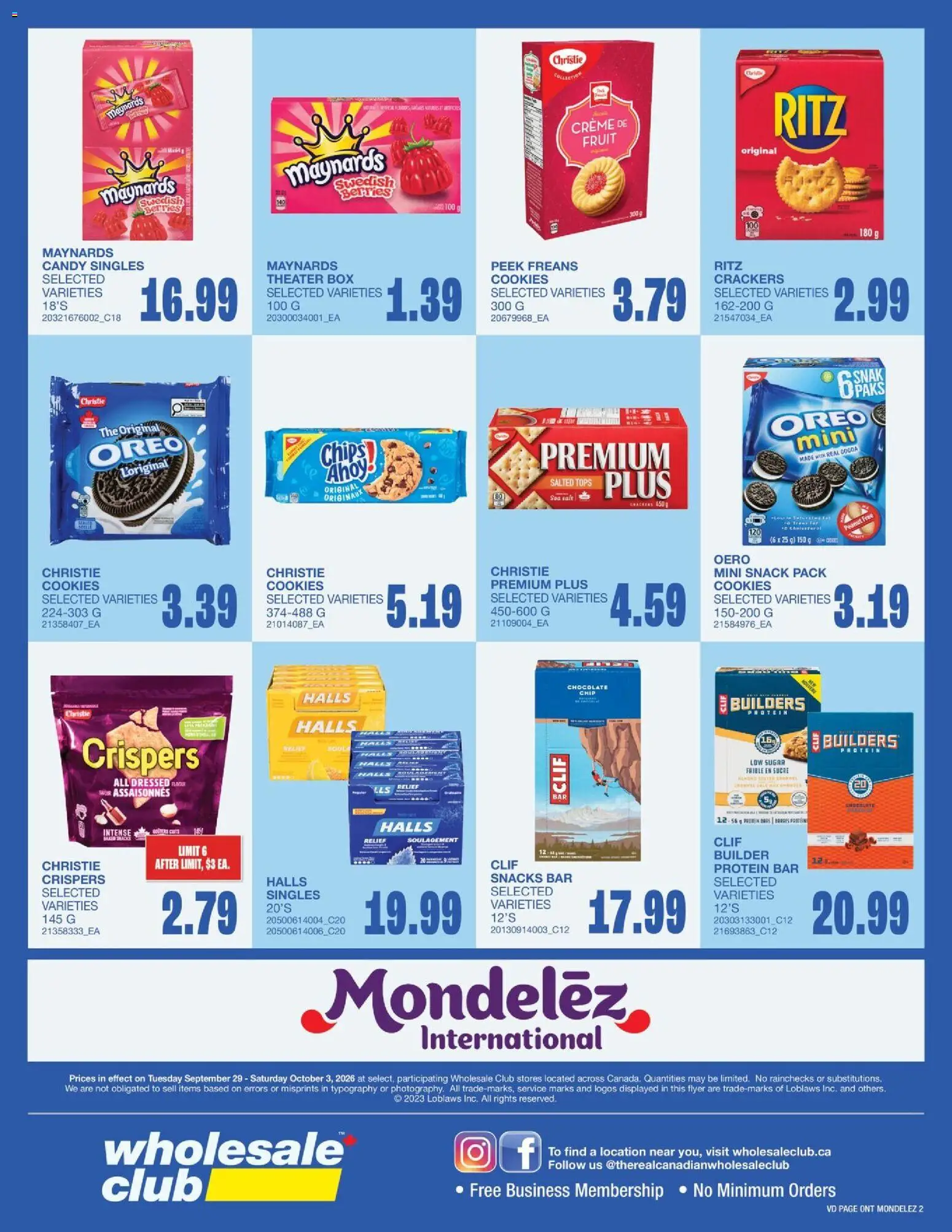 Wholesale Club weekly flyer / circulaire Flyer in Canada