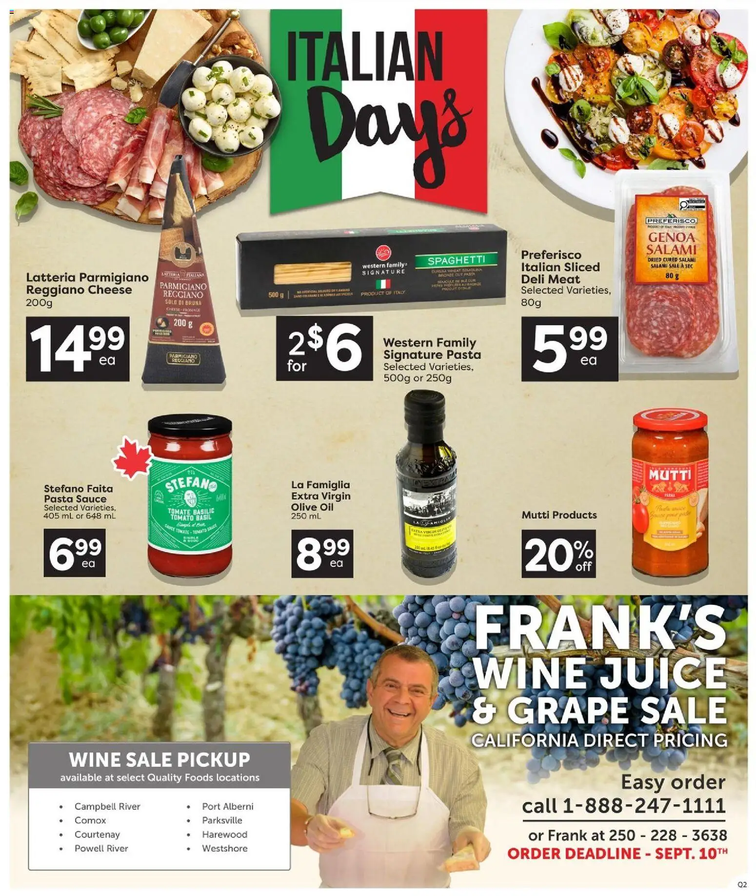 Quality Foods weekly flyer / circulaire Flyer in Canada