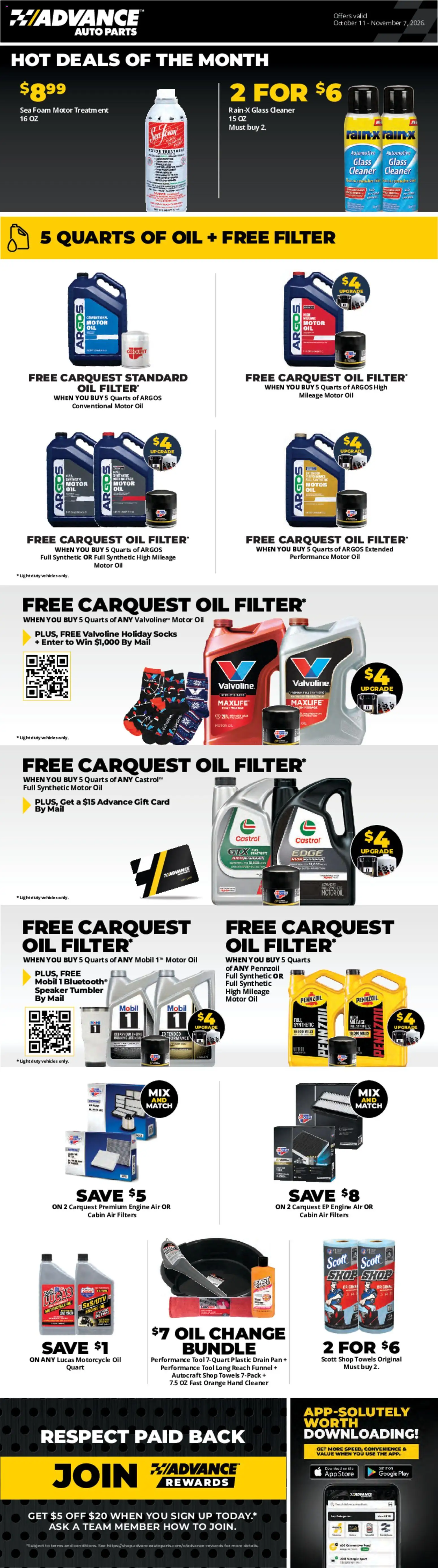 Advance Auto Parts Weekly Ad Weekly Ad in United States
