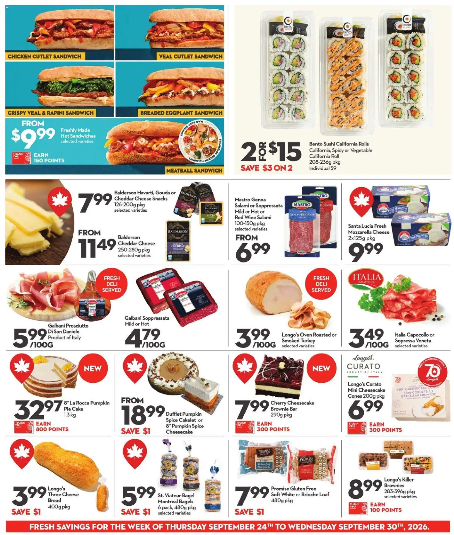 Longo`s weekly flyer / circulaire Flyer in Canada