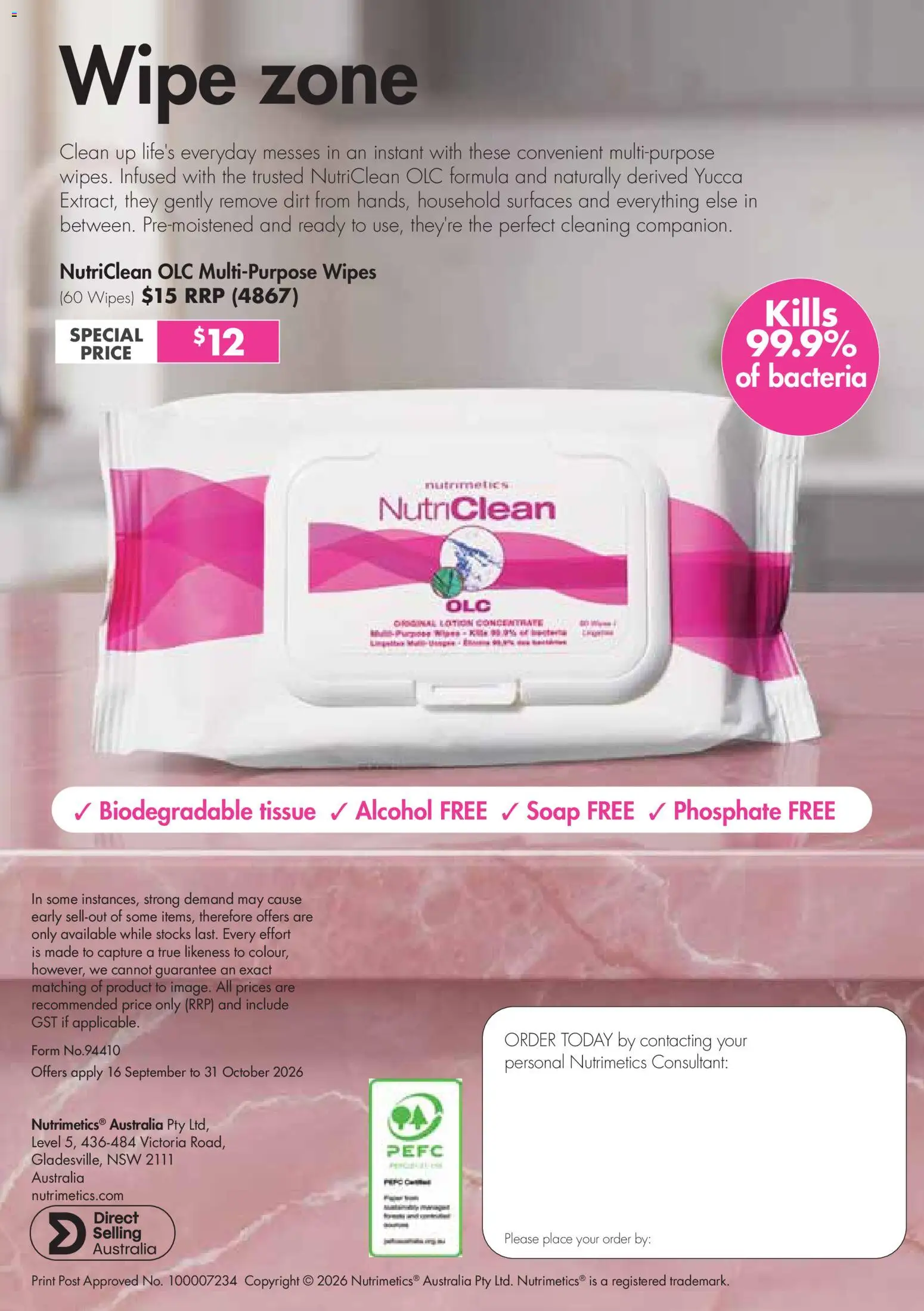 Nutrimetics 58 Years of Nutri-Glow Catalogue in Australia