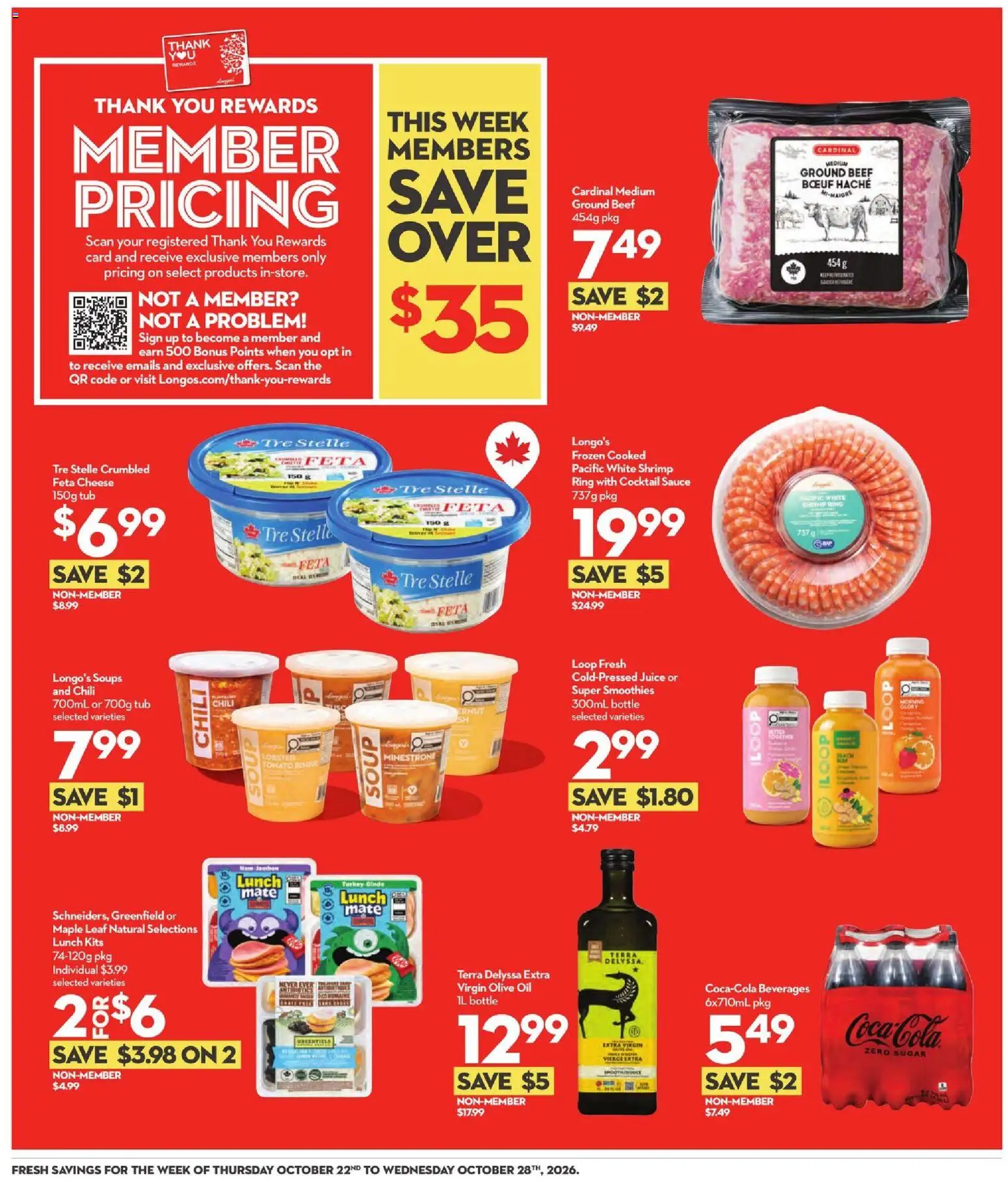 Longo`s weekly flyer / circulaire Flyer in Canada