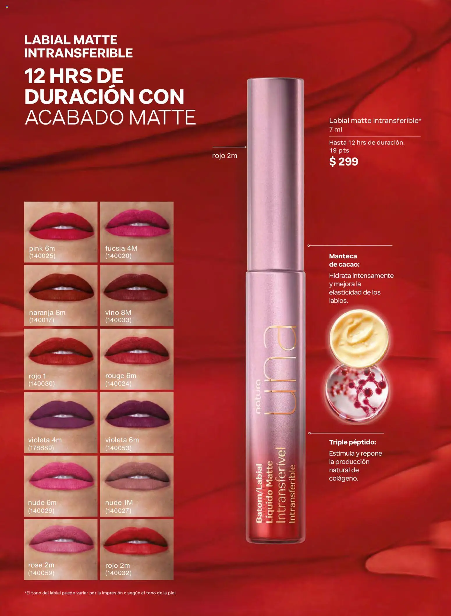 Natura campaña  2026 Folleto in México