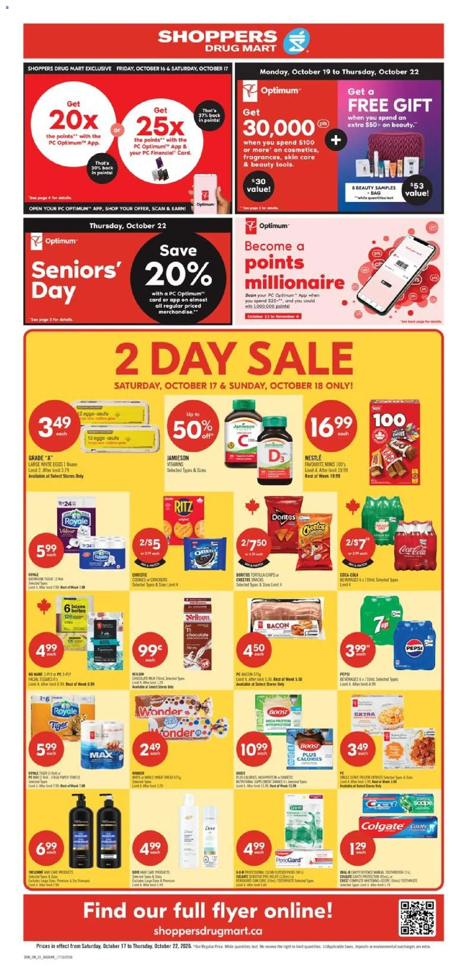 Shoppers weekly flyer / circulaire Flyer in Canada