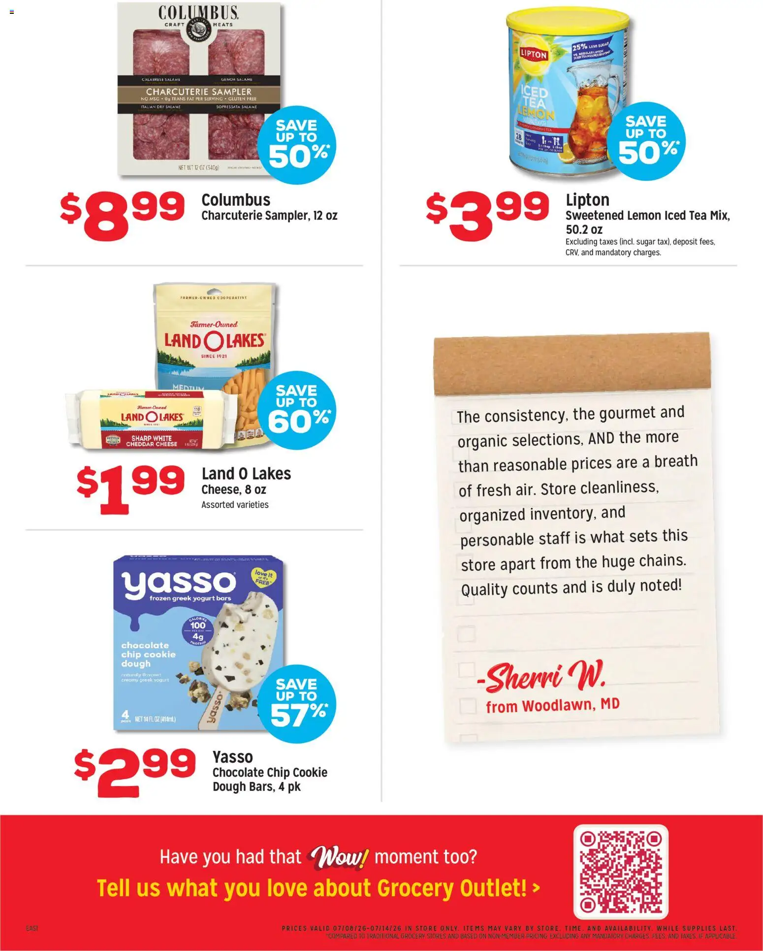 The new Grocery Outlet flyer is now online. See all July offers on your mobile and save! | United States