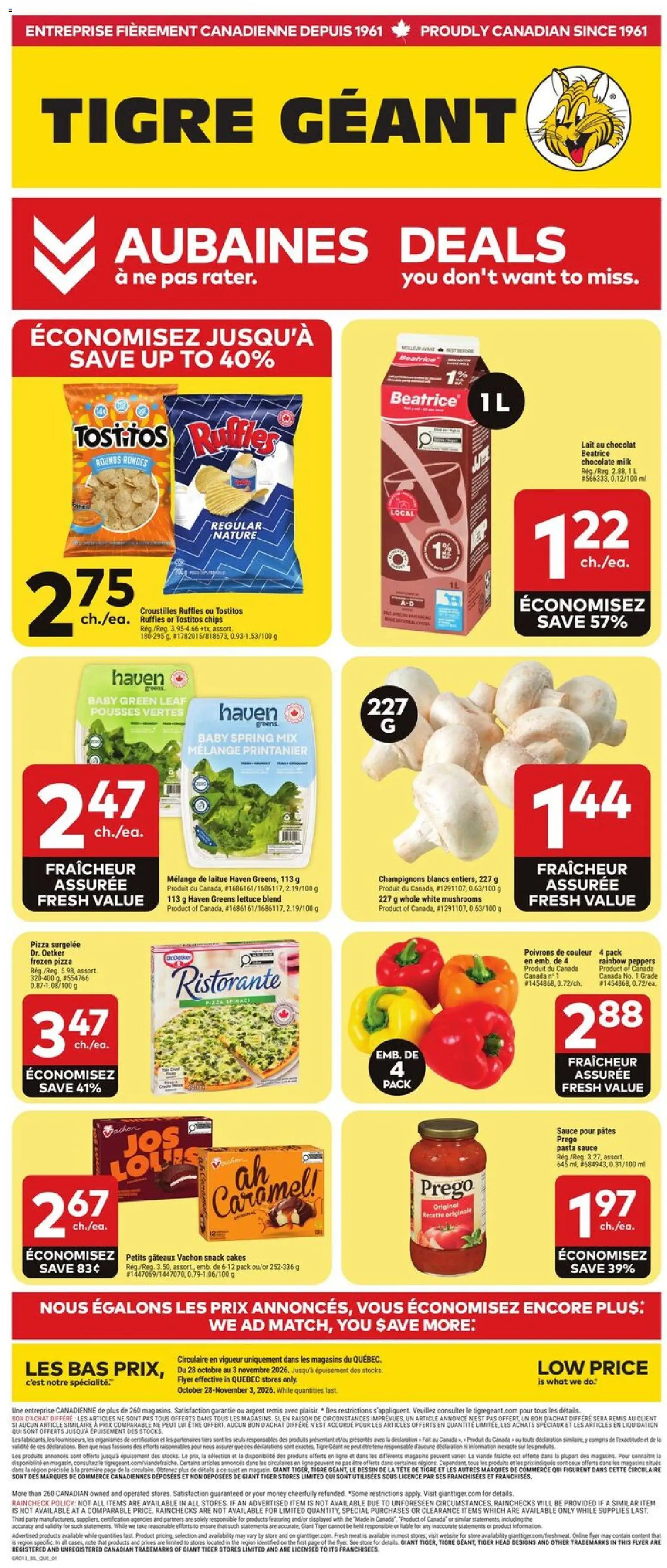 Giant Tiger weekly flyer / circulaire Flyer in Canada