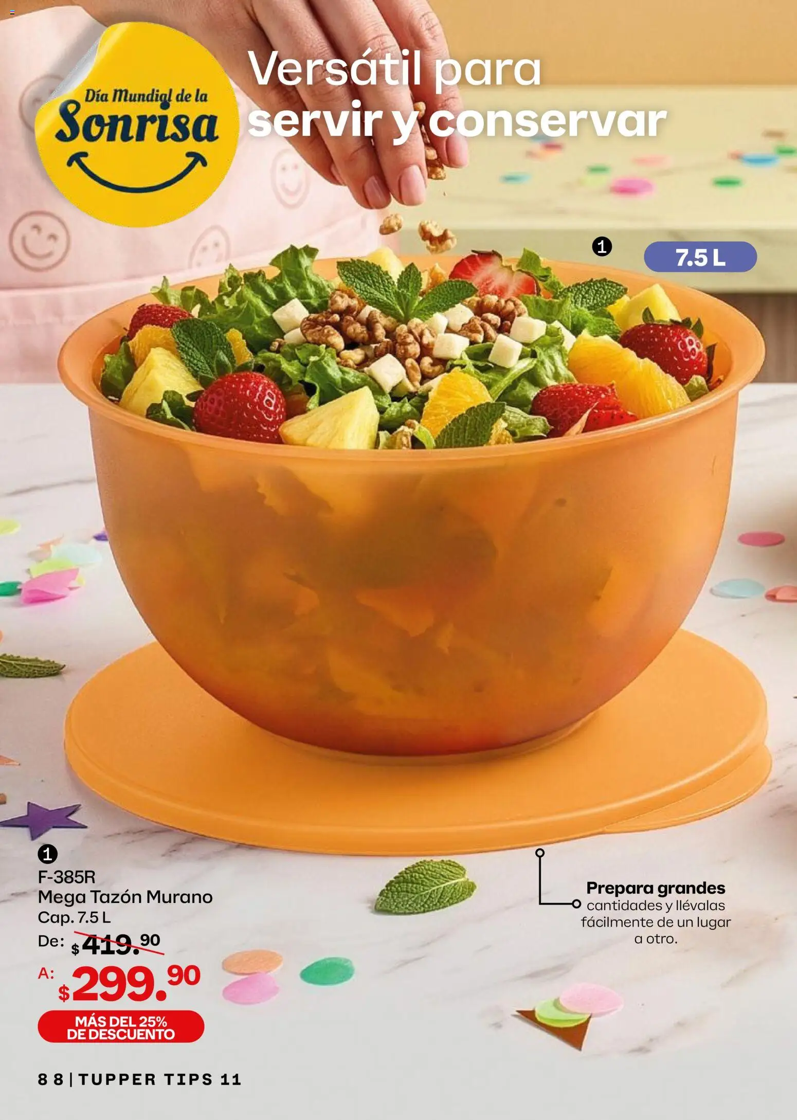 Tupperware catálogo Folleto in México