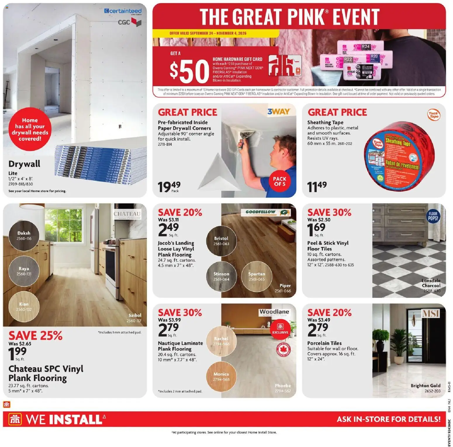 Home Hardware weekly flyer / circulaire Flyer in Canada