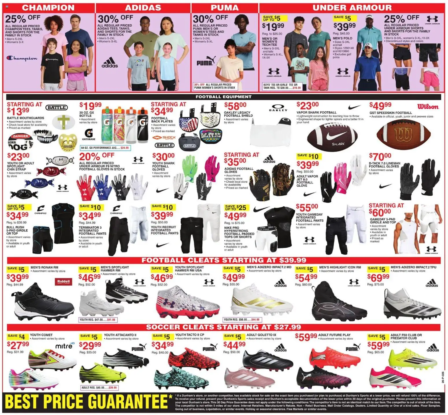 The new Dunham's Sports flyer is now online. See all July offers on your mobile and save! | United States