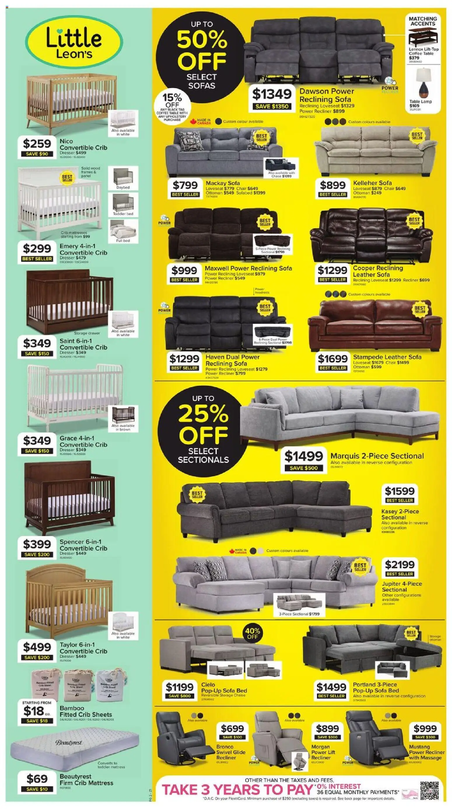 Leon`s weekly flyer / circulaire Flyer in Canada