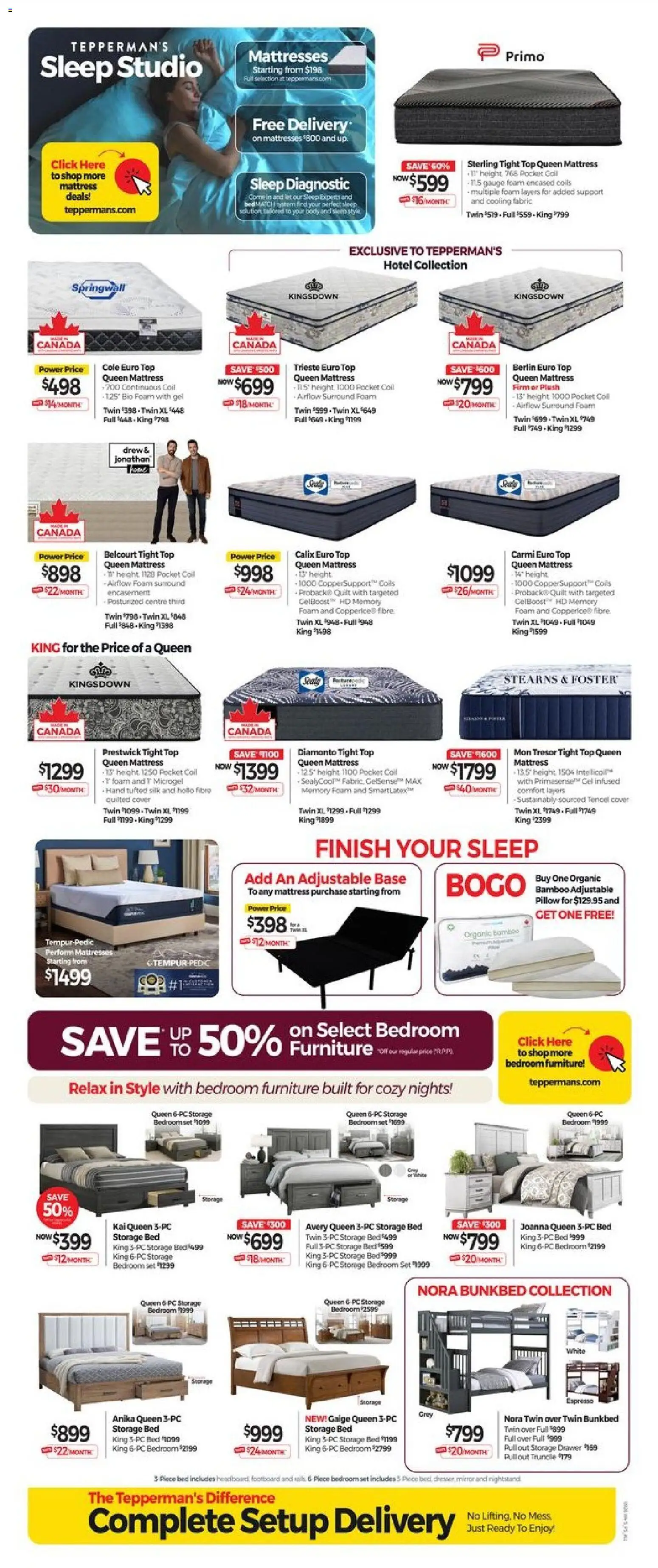 Tepperman`s weekly flyer / circulaire Flyer in Canada