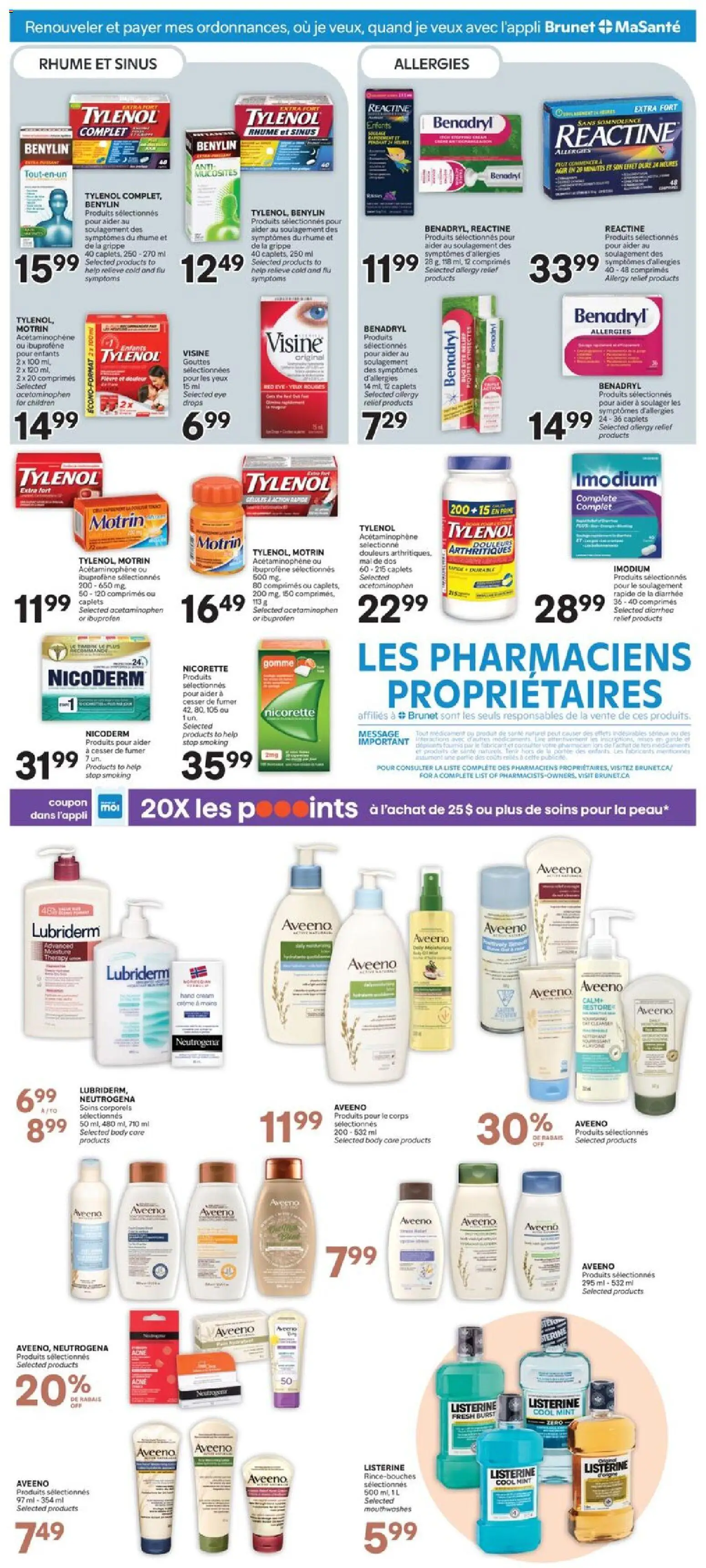 Brunet weekly flyer / circulaire Flyer in Canada