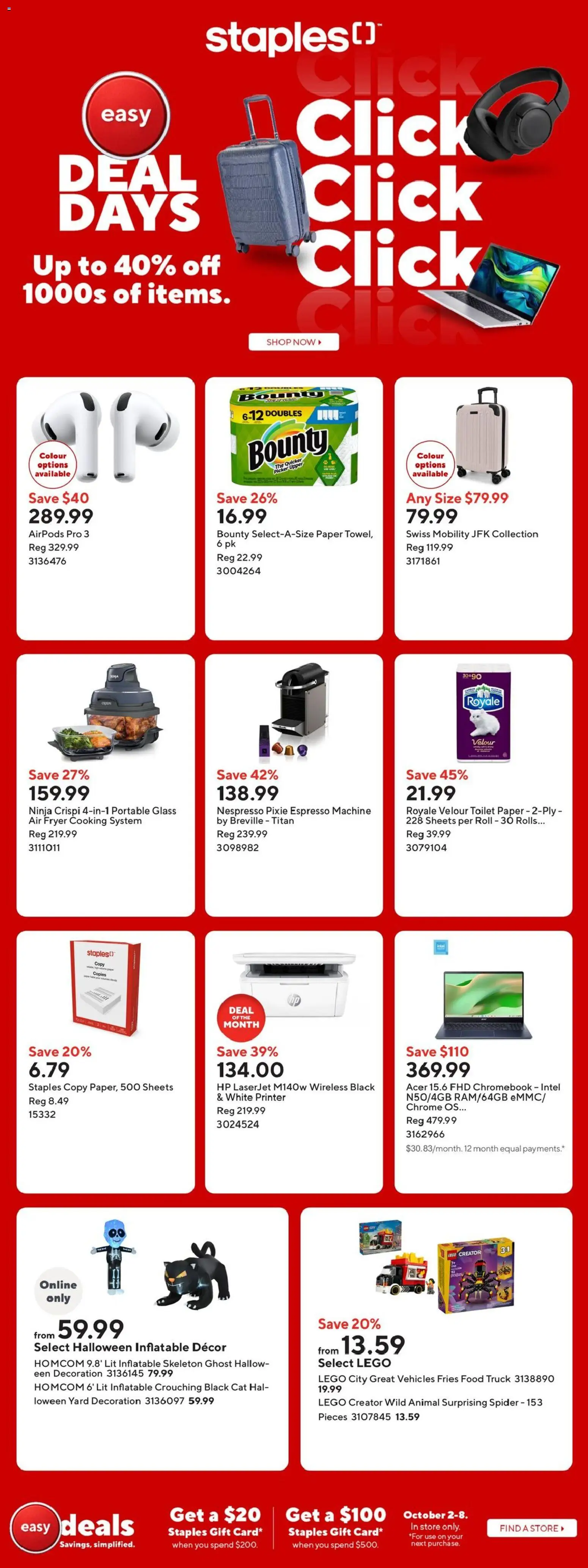 Staples weekly flyer Flyer in Canada
