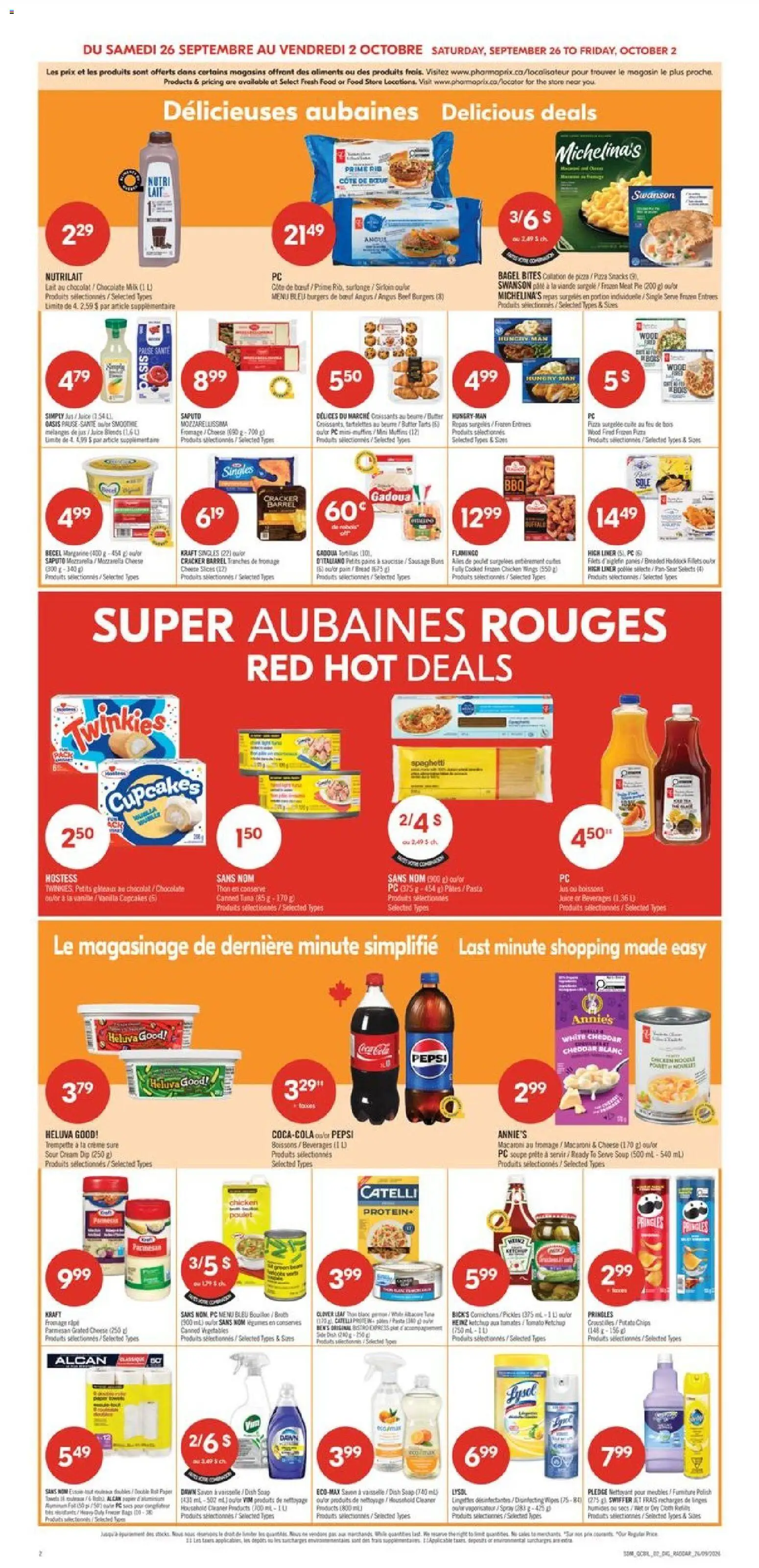 Pharmaprix weekly flyer / circulaire Flyer in Canada
