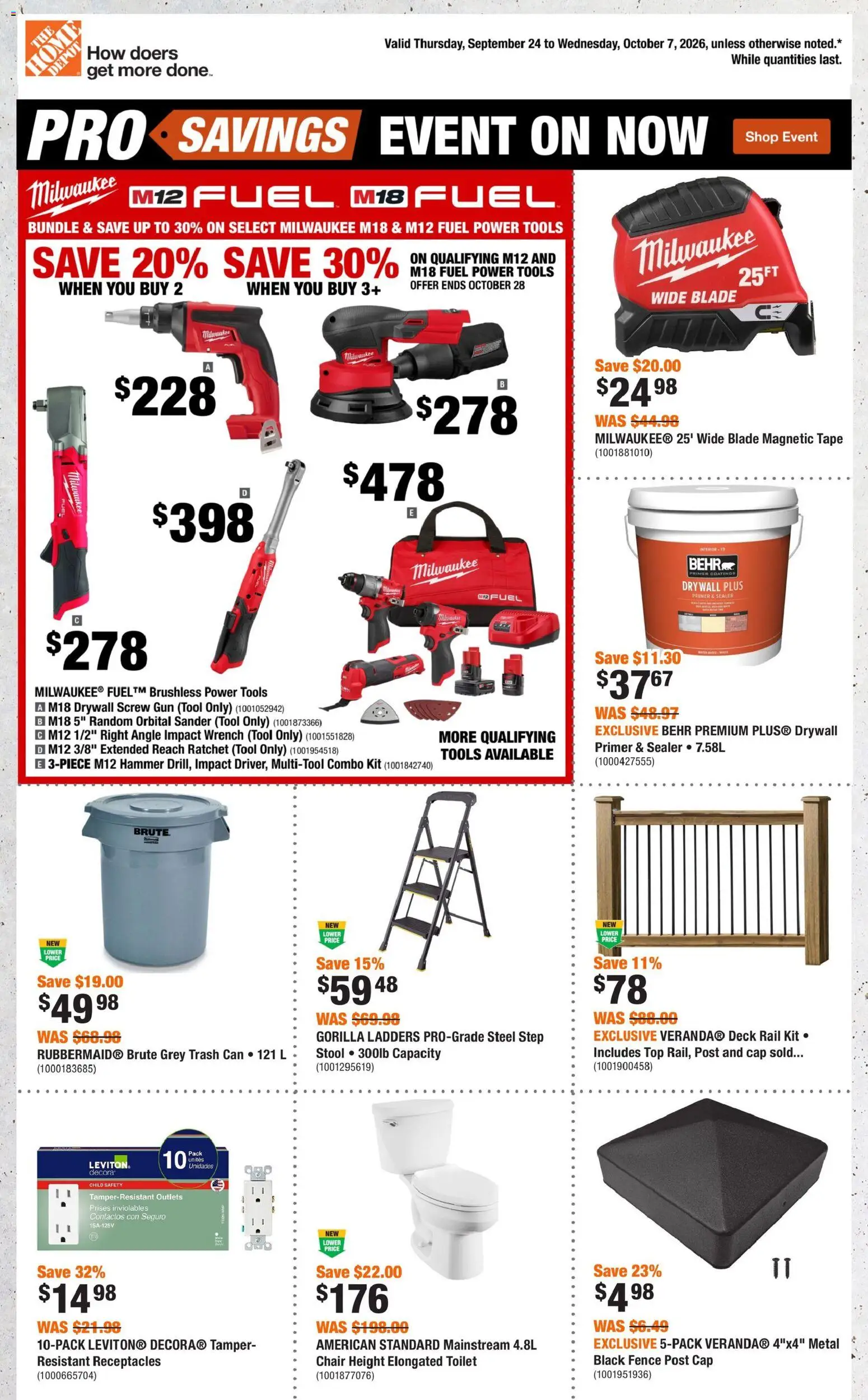 Home Depot weekly flyer / circulaire Flyer in Canada