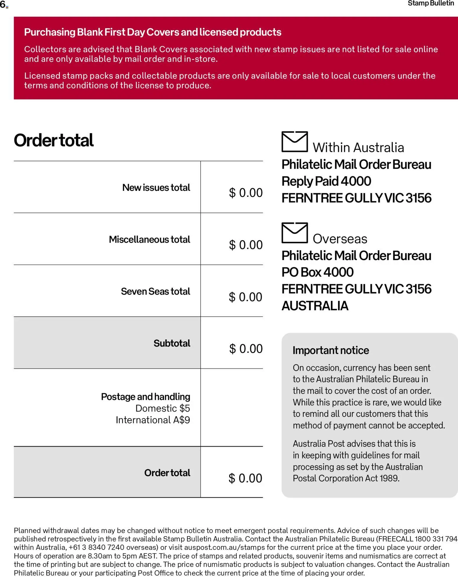 Australia Post catalogue Catalogue in Australia