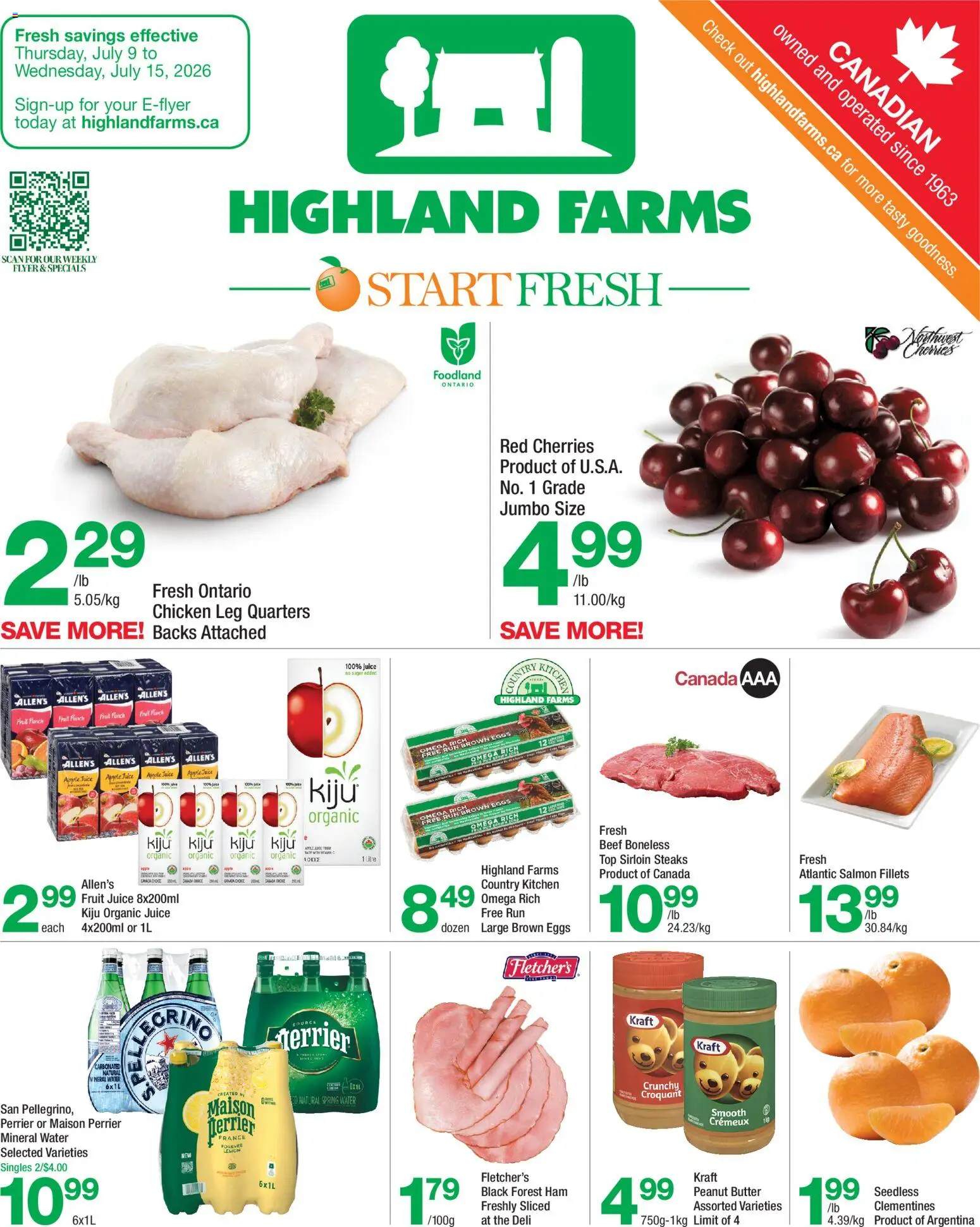 Highland Farms Flyer from Jul 9, 2026 - Unlock Huge Savings | Canada