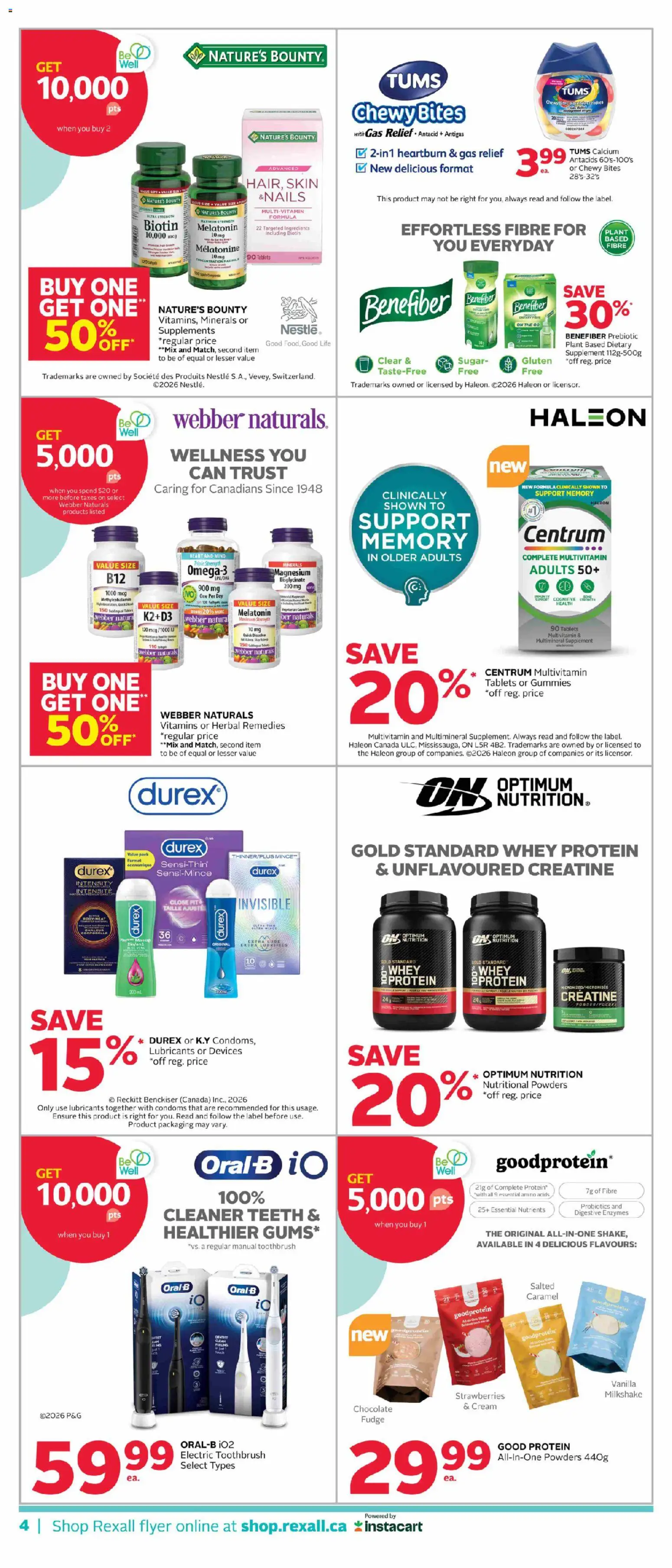 Rexall weekly flyer / circulaire Flyer in Canada