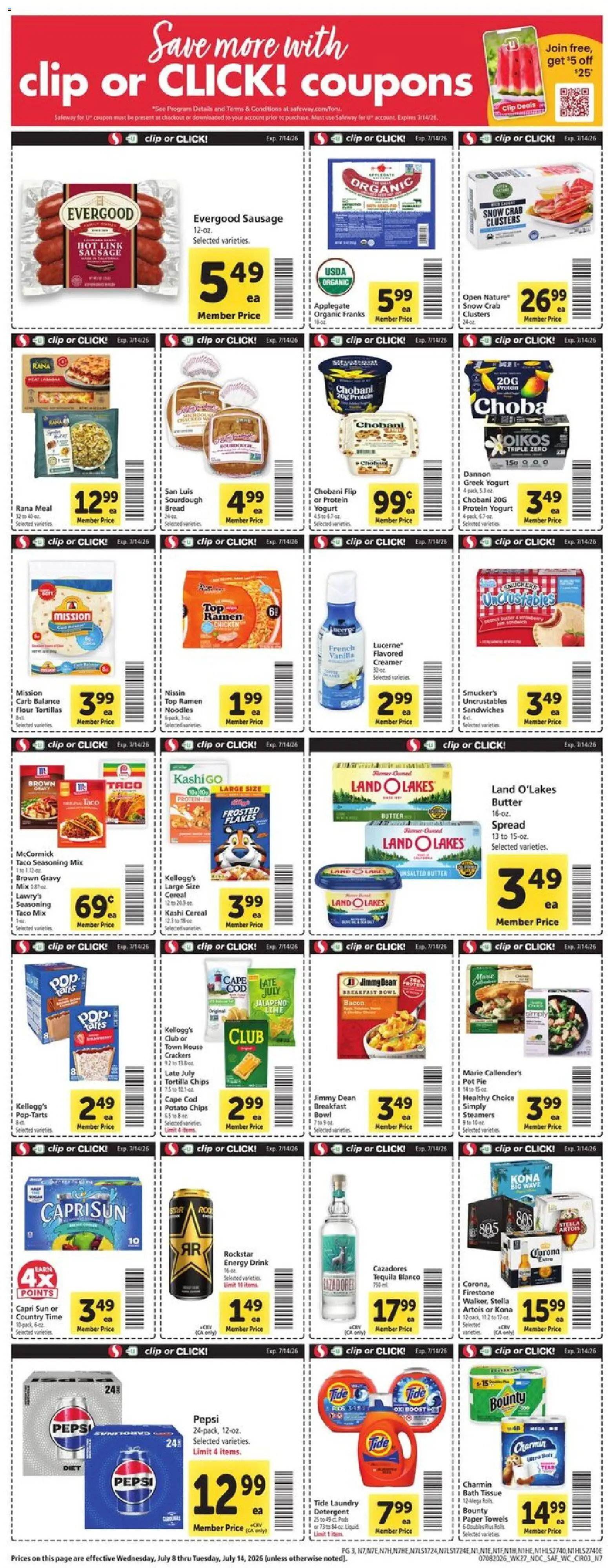 What's in Store at Safeway? New Ad Reveals All from 07/08/2026! | United States