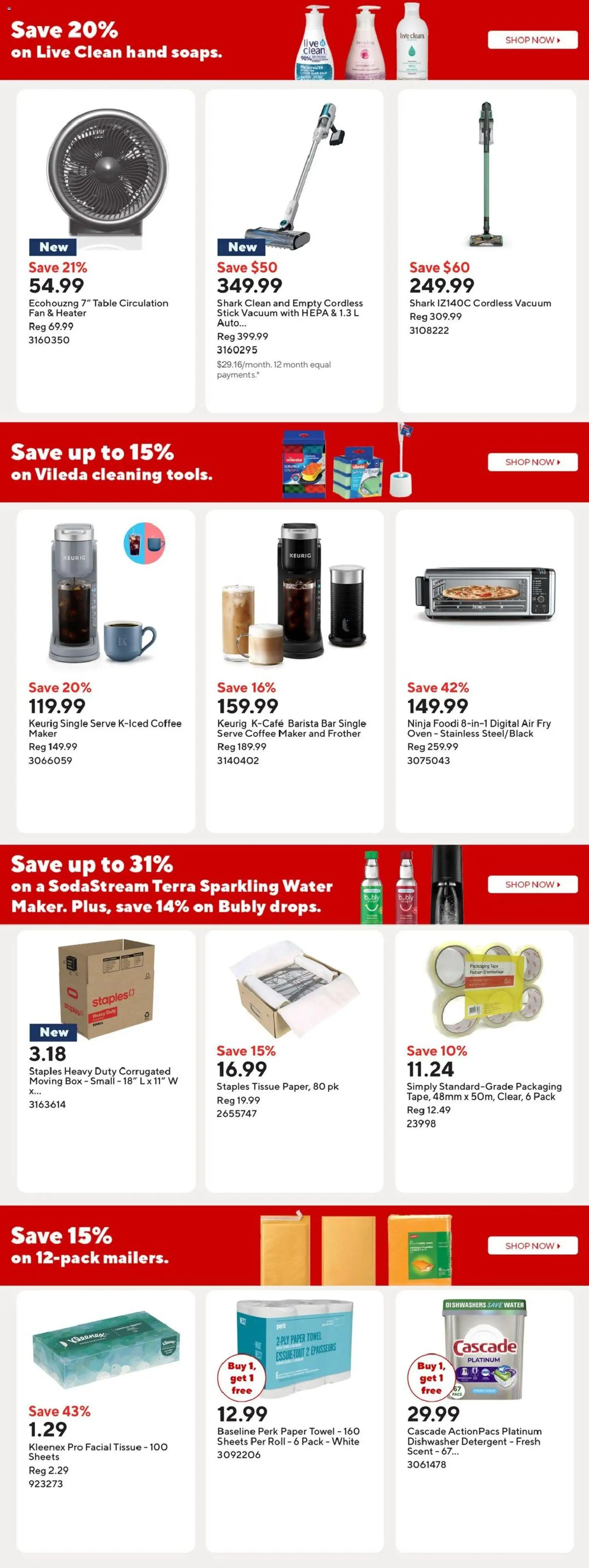 Staples Flyer from Jul 10, 2026 - Unlock Huge Savings | Canada
