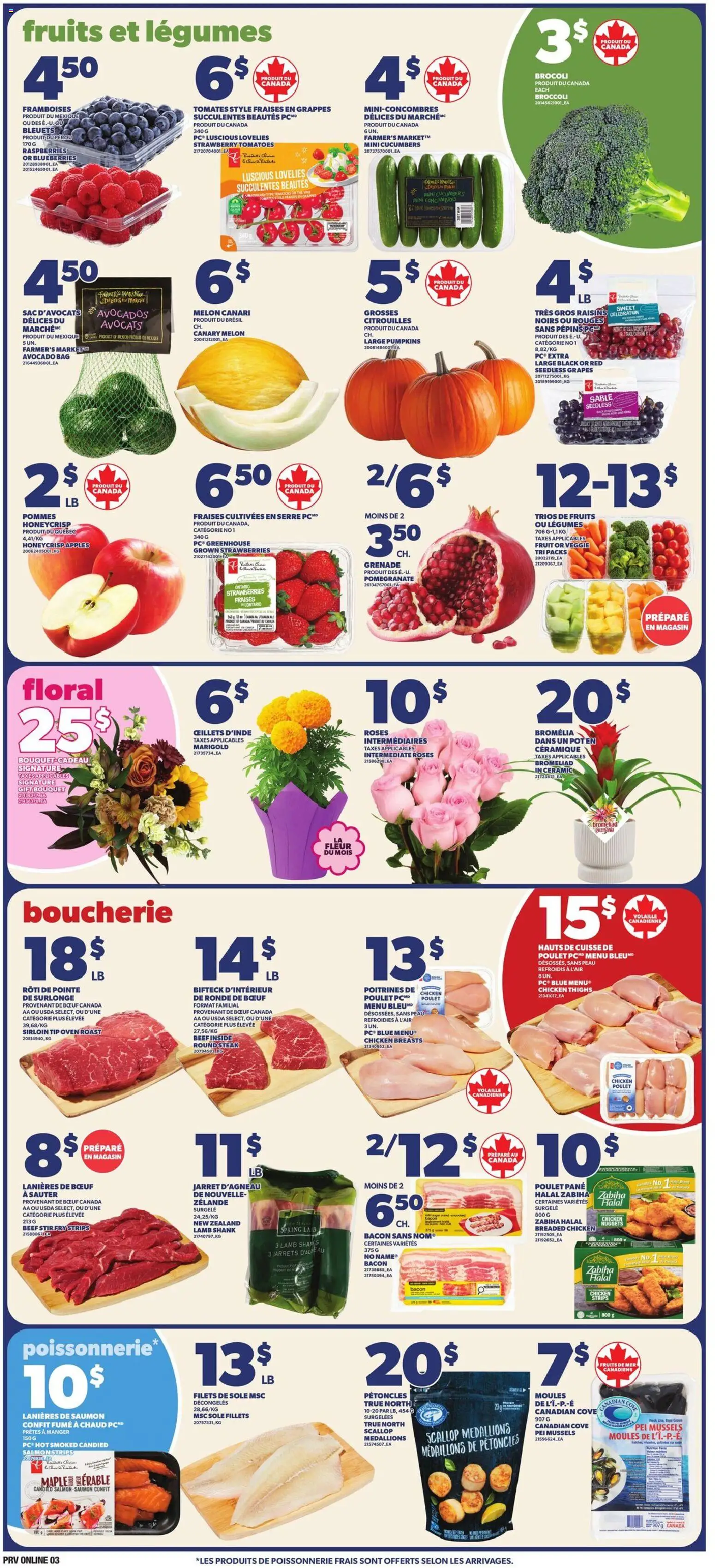 Provigo weekly flyer / circulaire Flyer in Canada