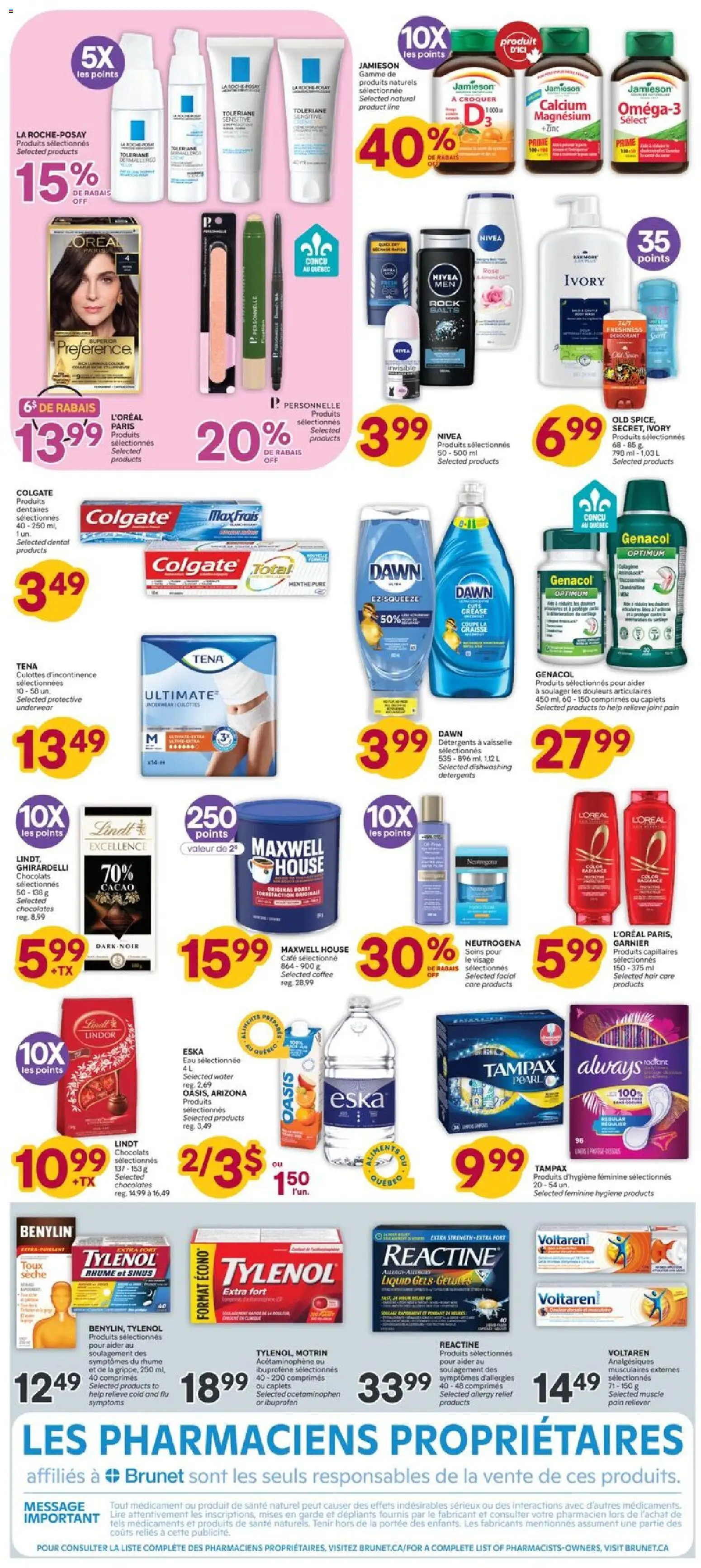 Brunet weekly flyer / circulaire Flyer in Canada