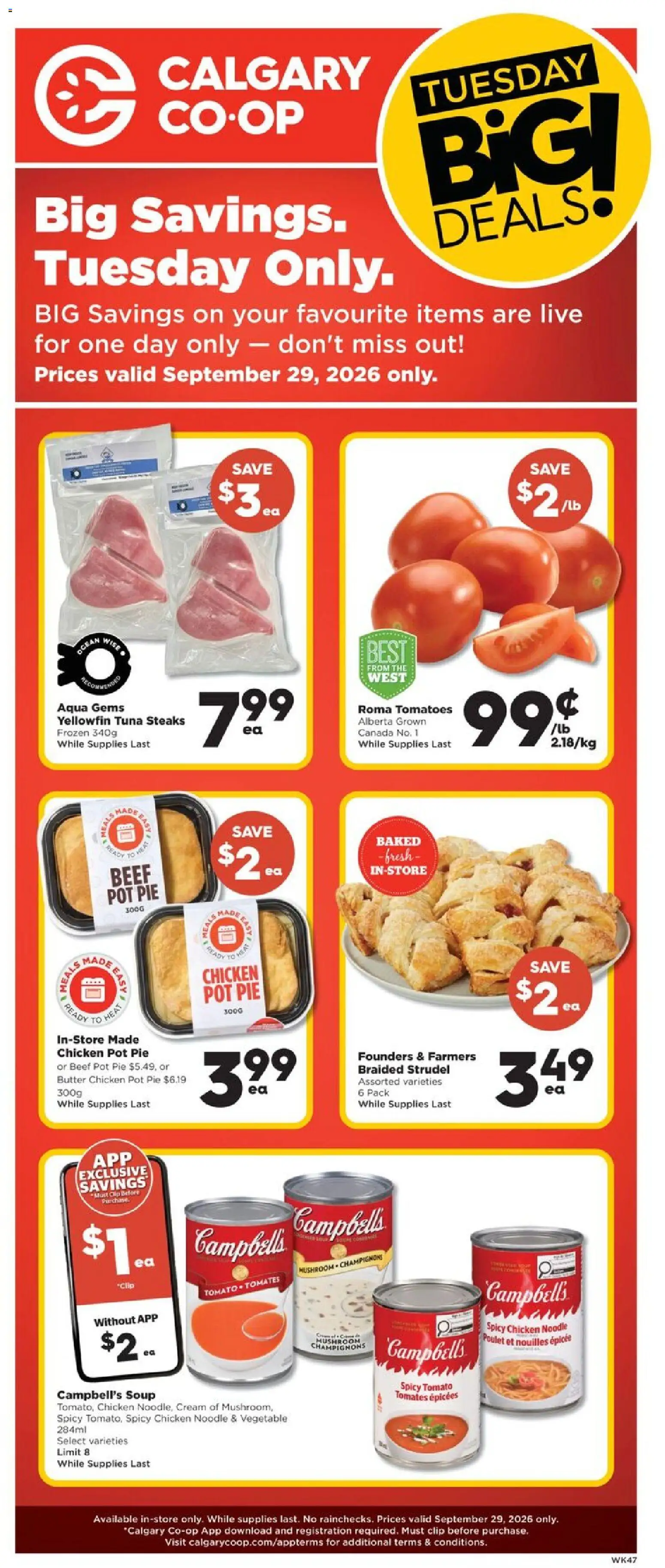 Calgary Co-op weekly flyer / circulaire Flyer in Canada