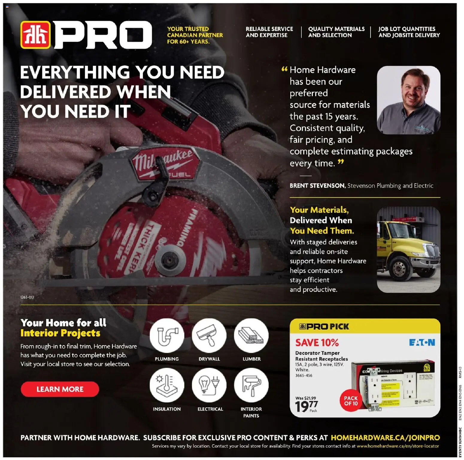 Home Hardware weekly flyer / circulaire Flyer in Canada