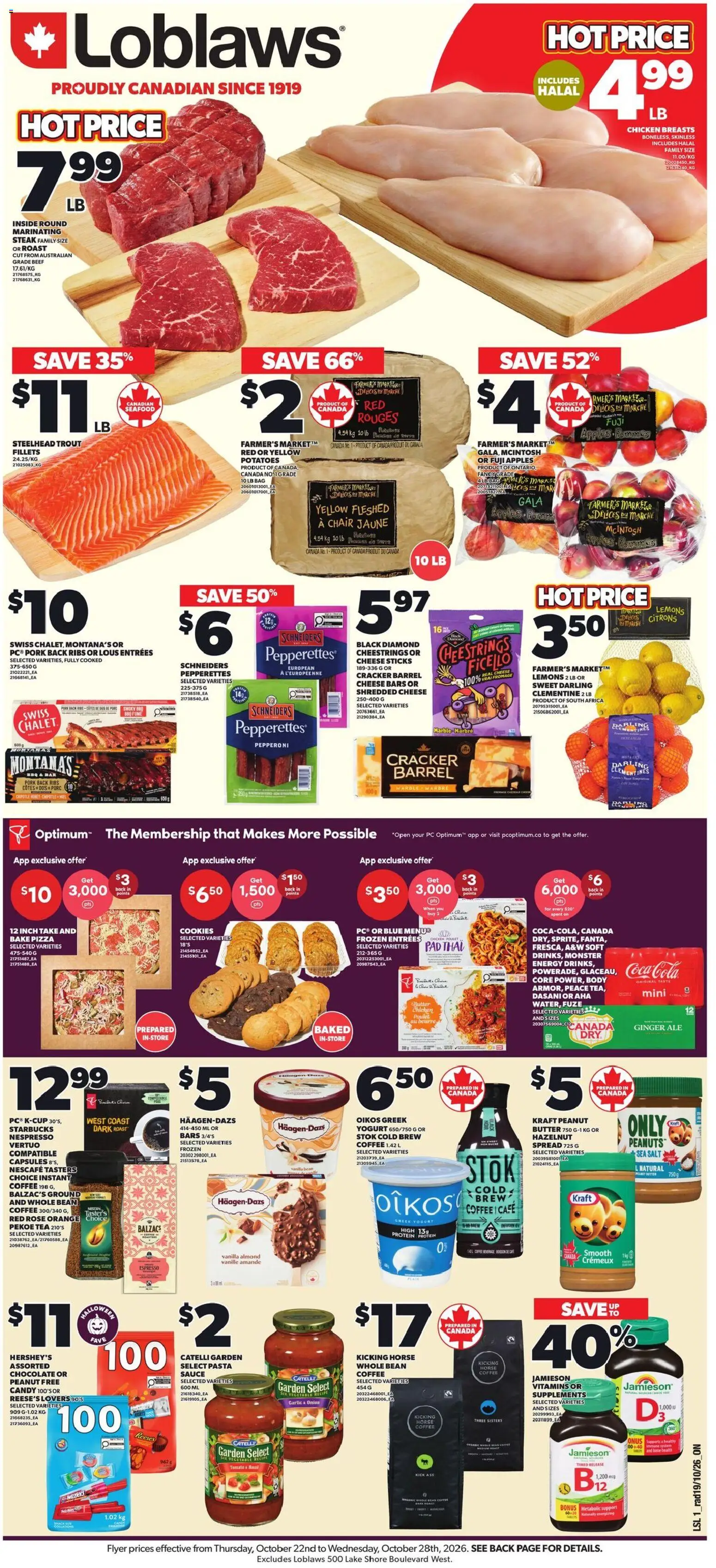 Loblaws weekly flyer / circulaire Flyer in Canada