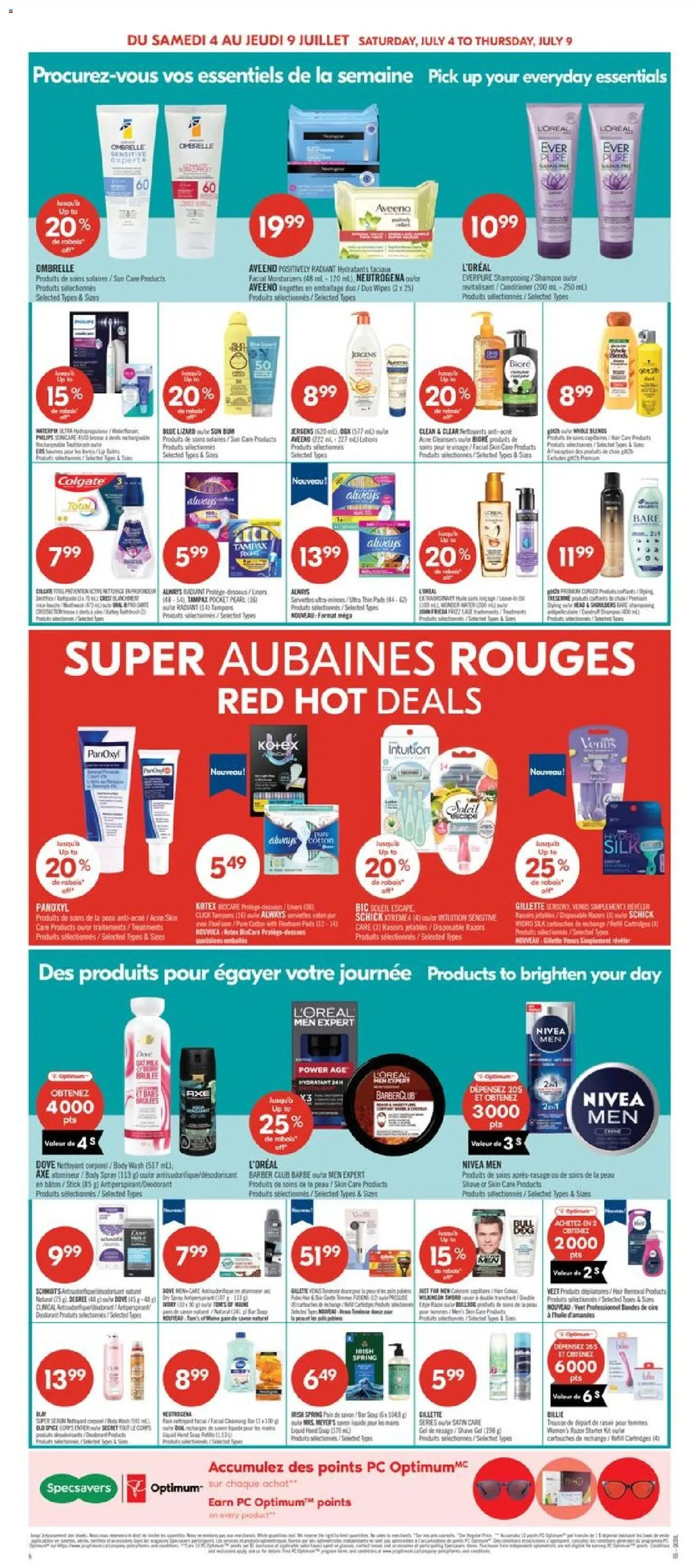 Pharmaprix Flyer from Jul 3, 2026 - Unlock Huge Savings | Canada
