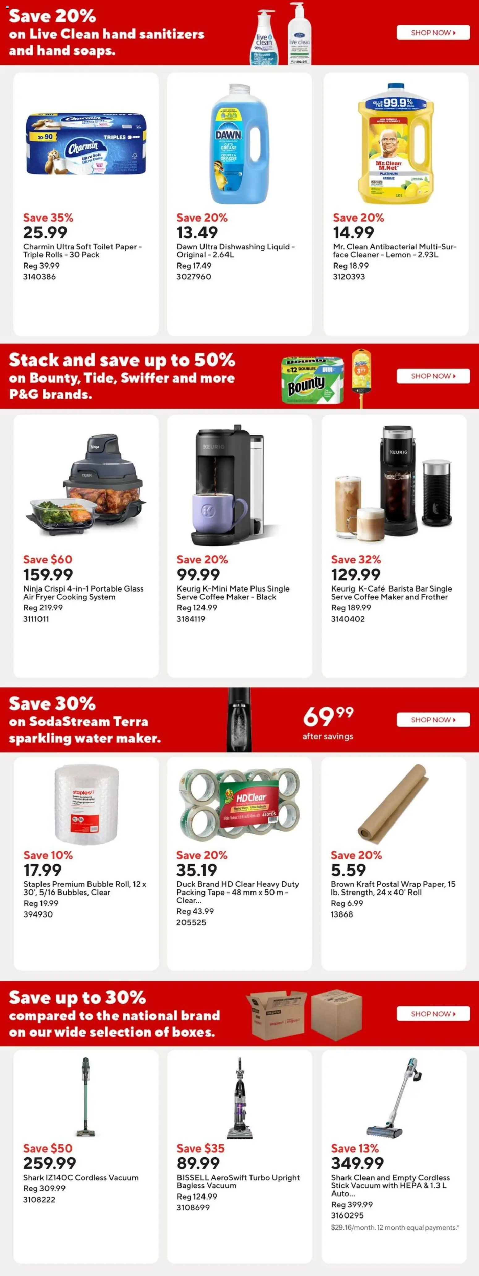 Staples weekly flyer / circulaire Flyer in Canada