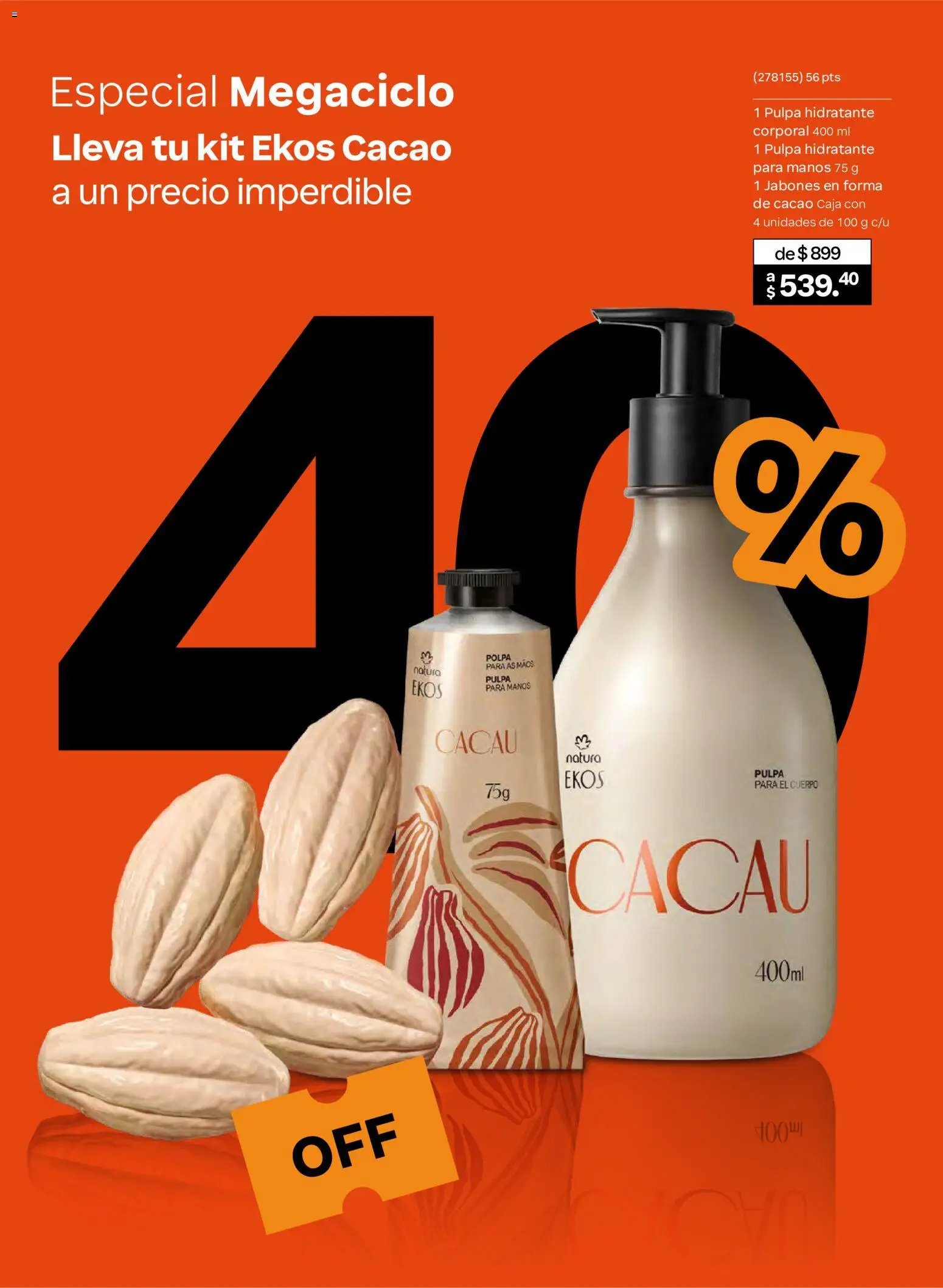 Natura campaña  2026 Folleto in México