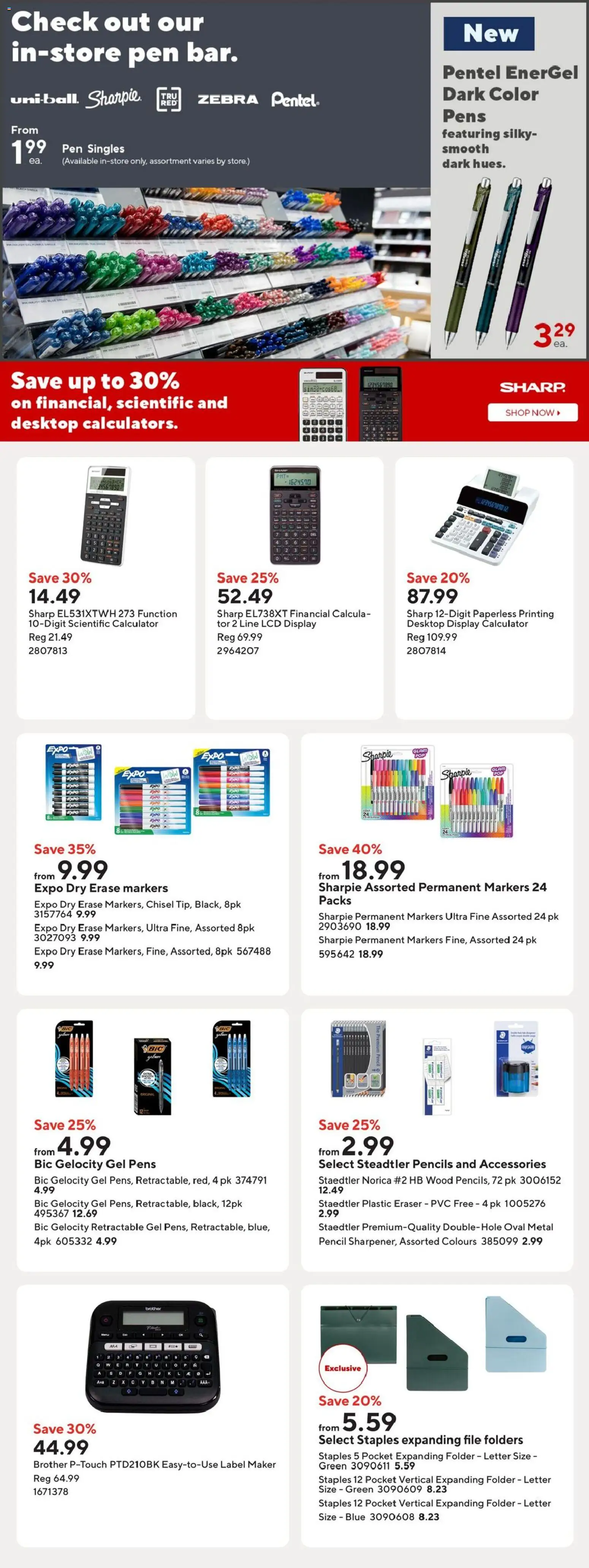Staples weekly flyer Flyer in Canada