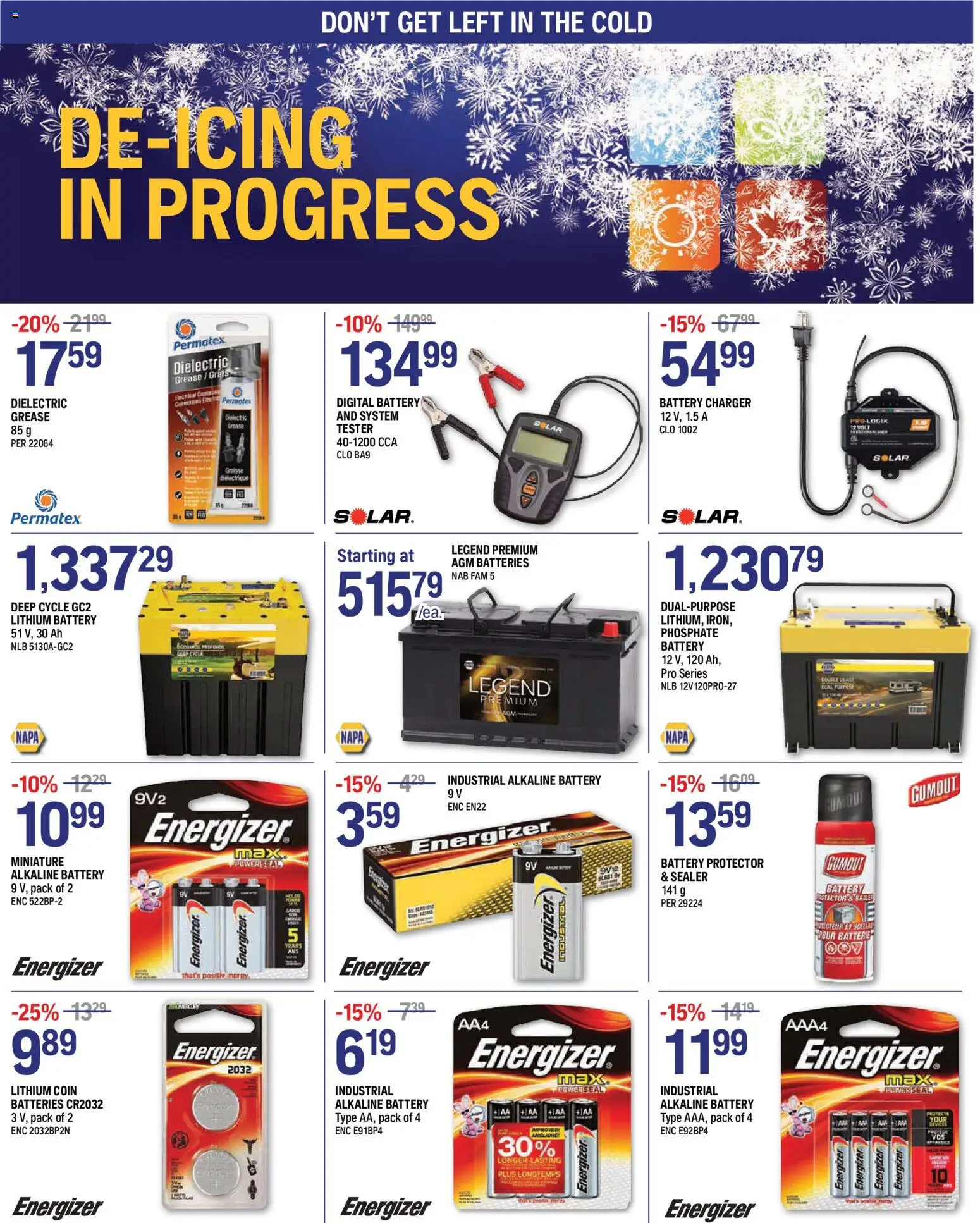 NAPA Auto Parts weekly flyer Flyer in Canada