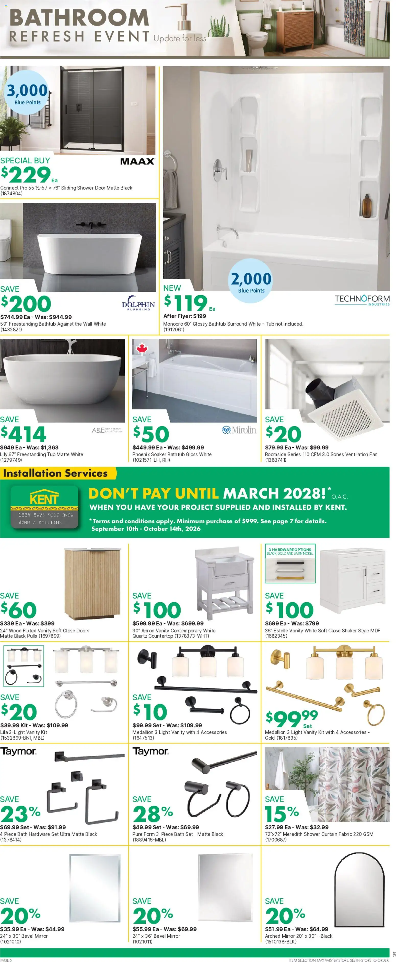 Kent weekly flyer / circulaire Flyer in Canada