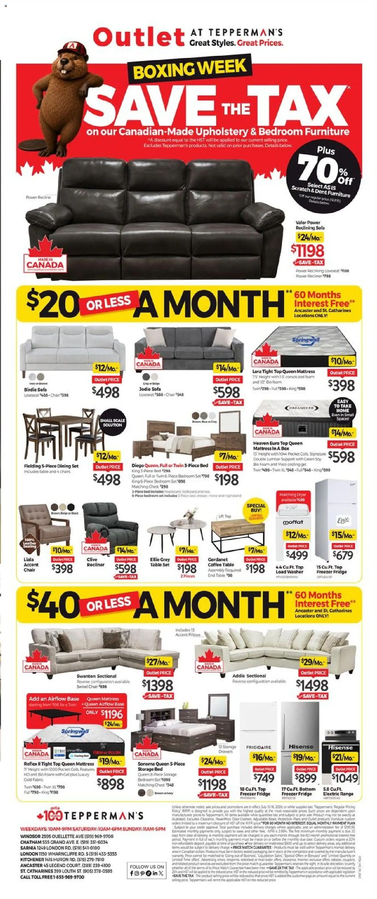 Tepperman's Flyer from Jul 10, 2026 - Unlock Huge Savings | Canada