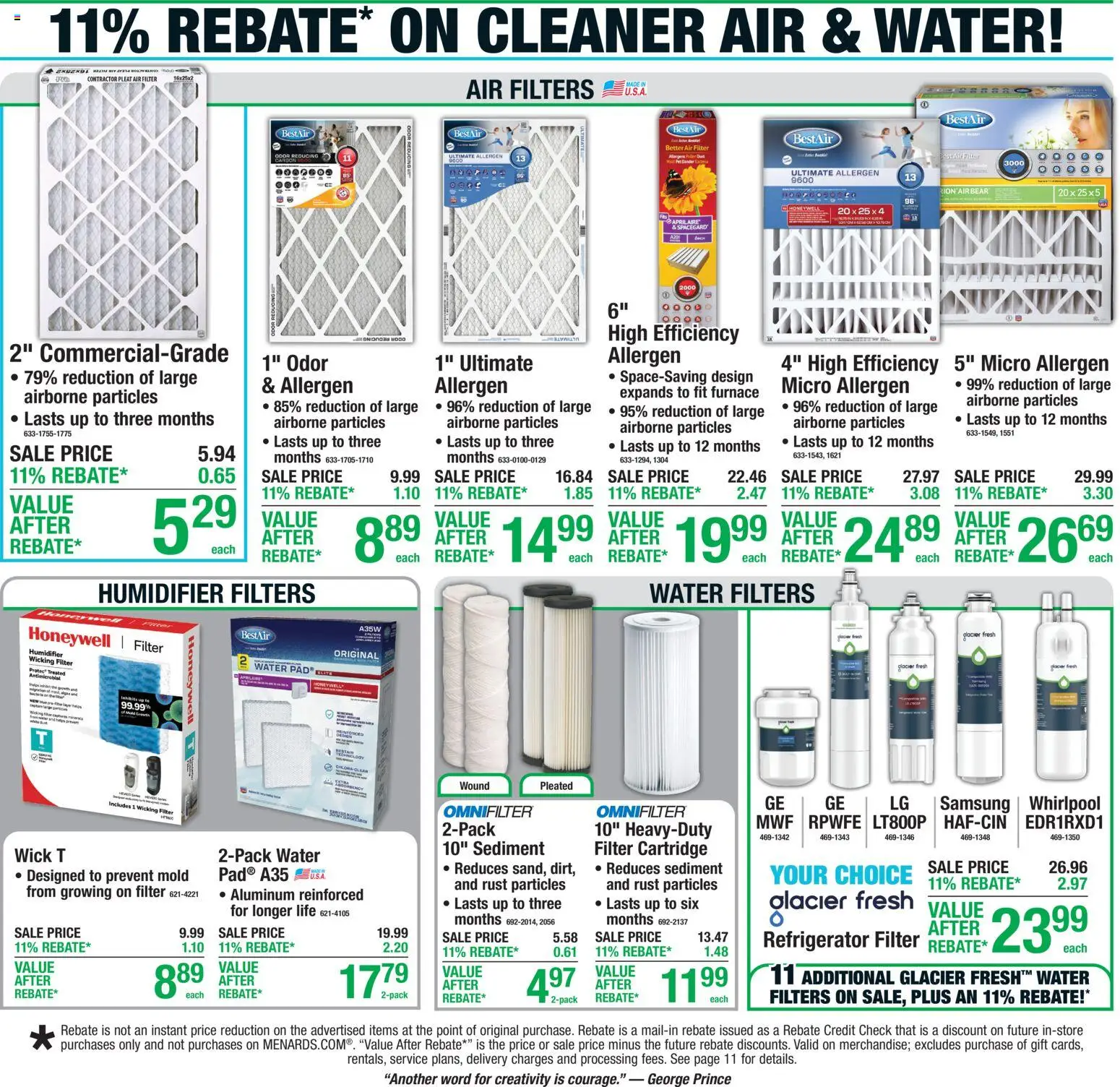 Menards Weekly Ad Weekly Ad in United States