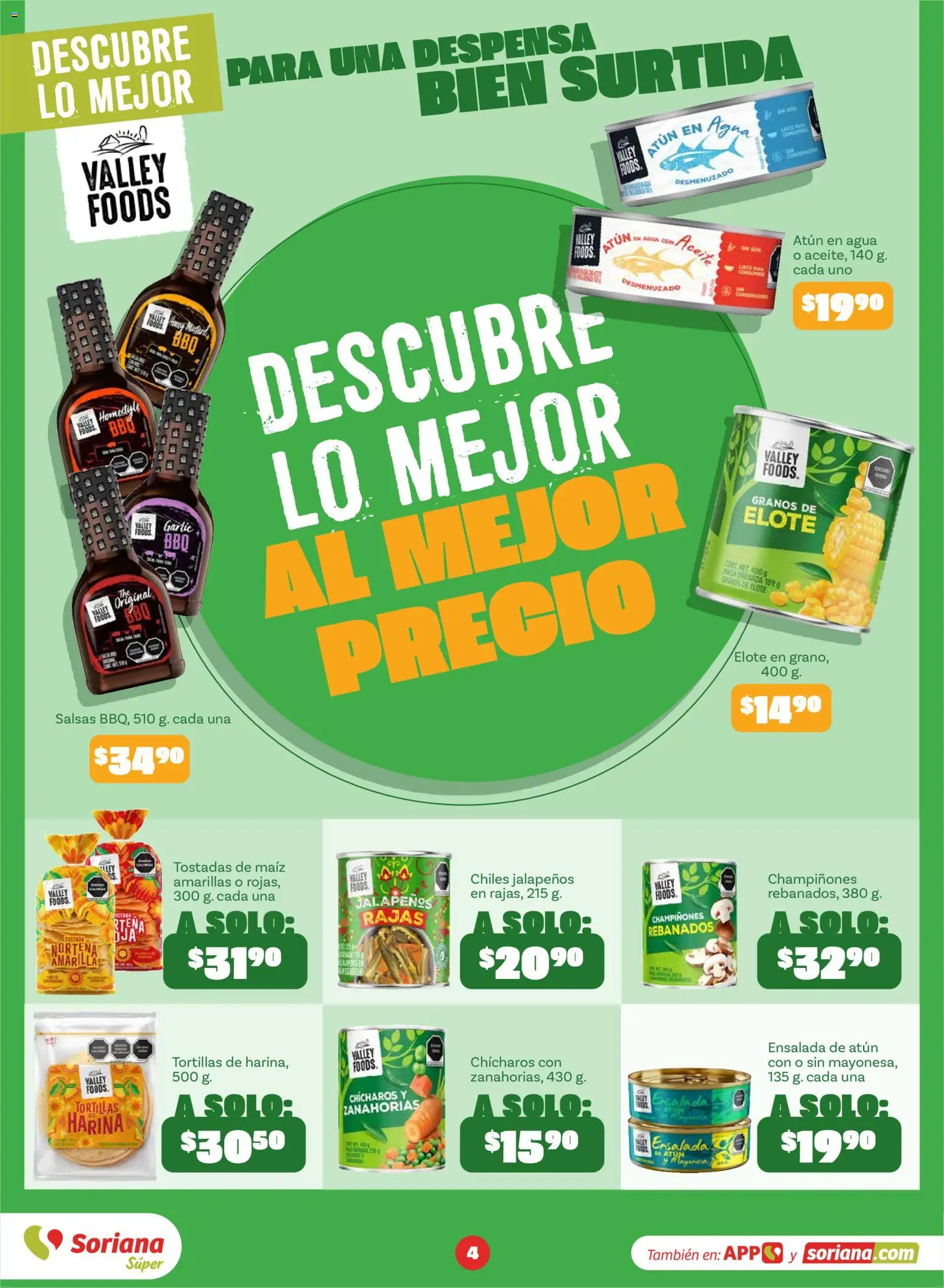 Soriana Descubre lo mejor al mejor precio Súper Nacional Folleto in México