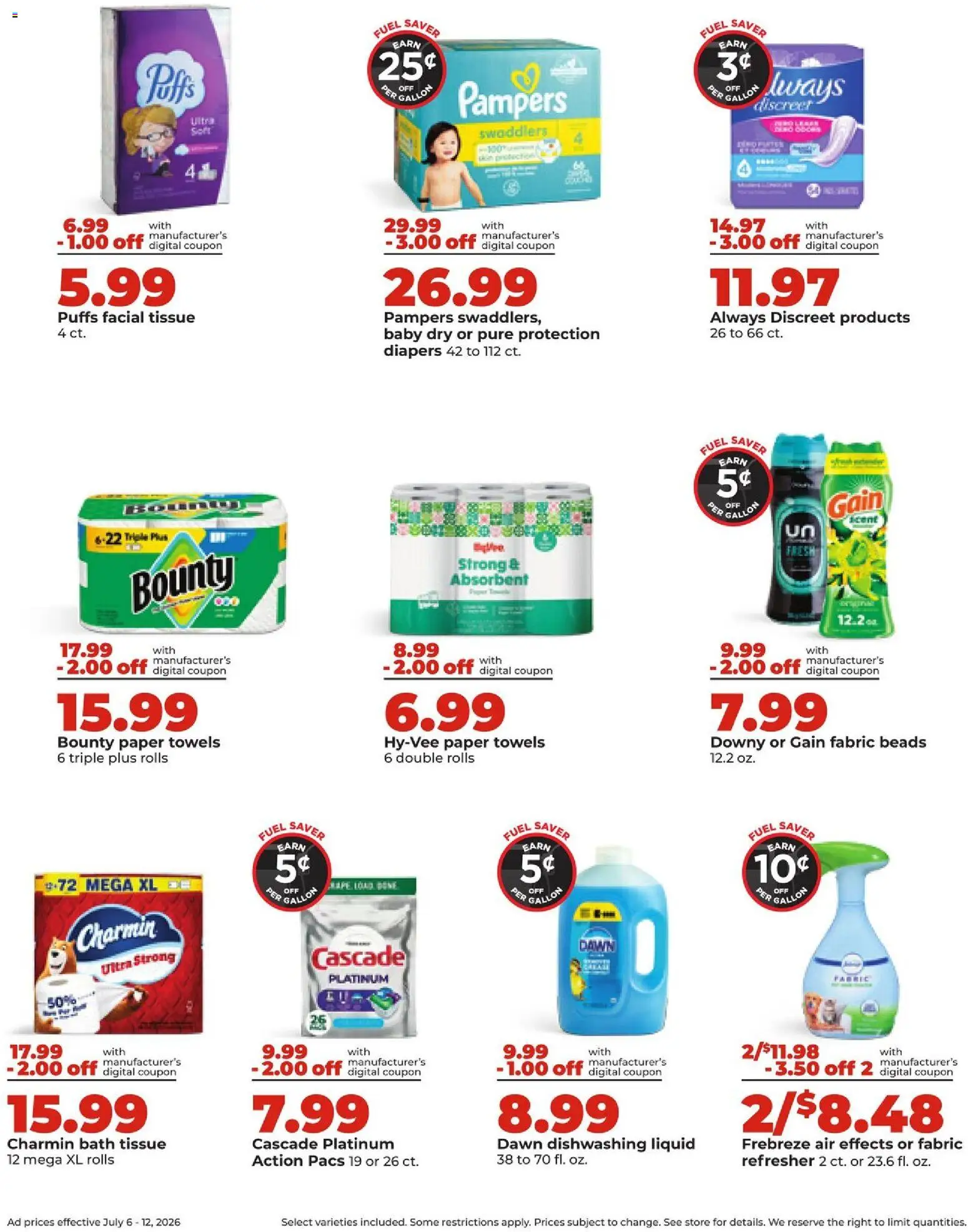 The new HyVee flyer is now online. See all July offers on your mobile and save! | United States
