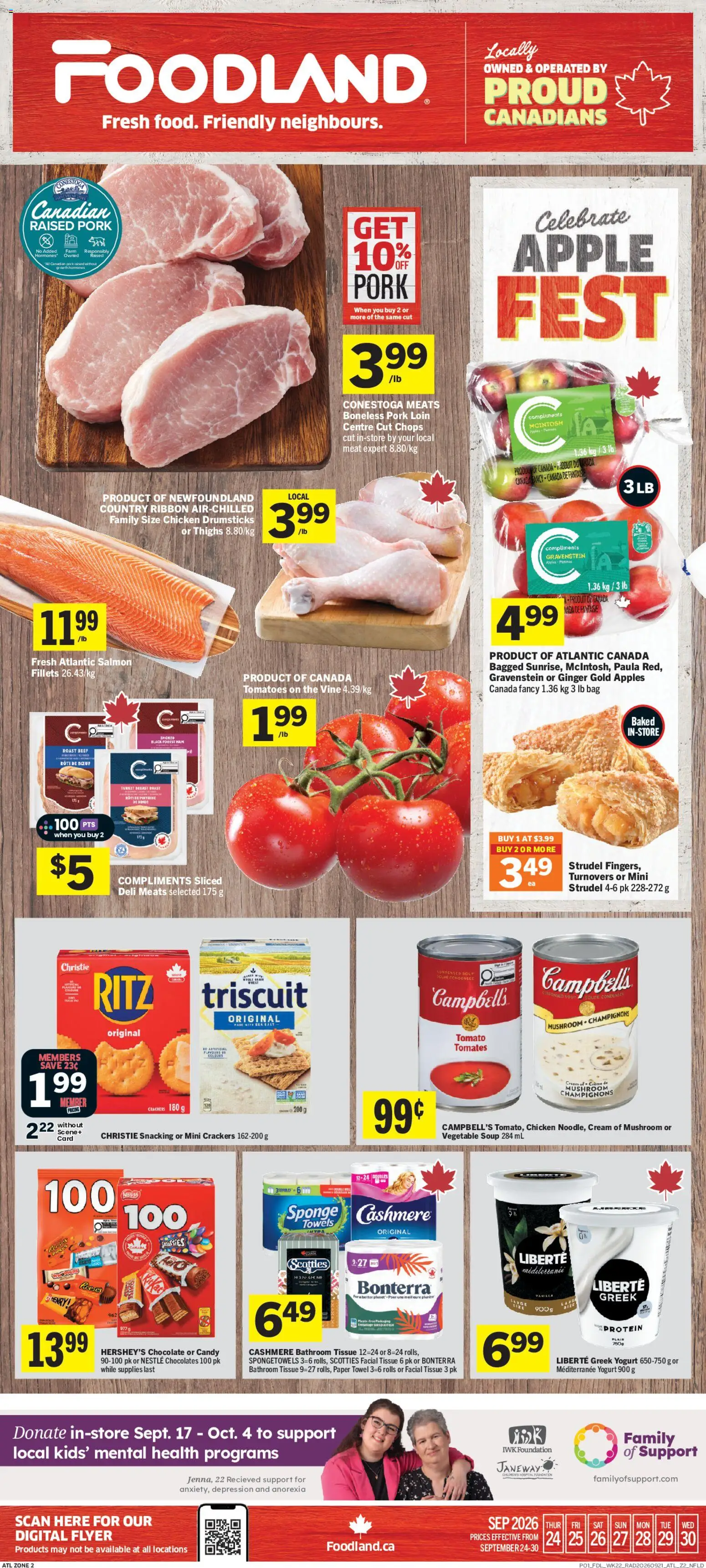 Foodland weekly flyer / circulaire Flyer in Canada