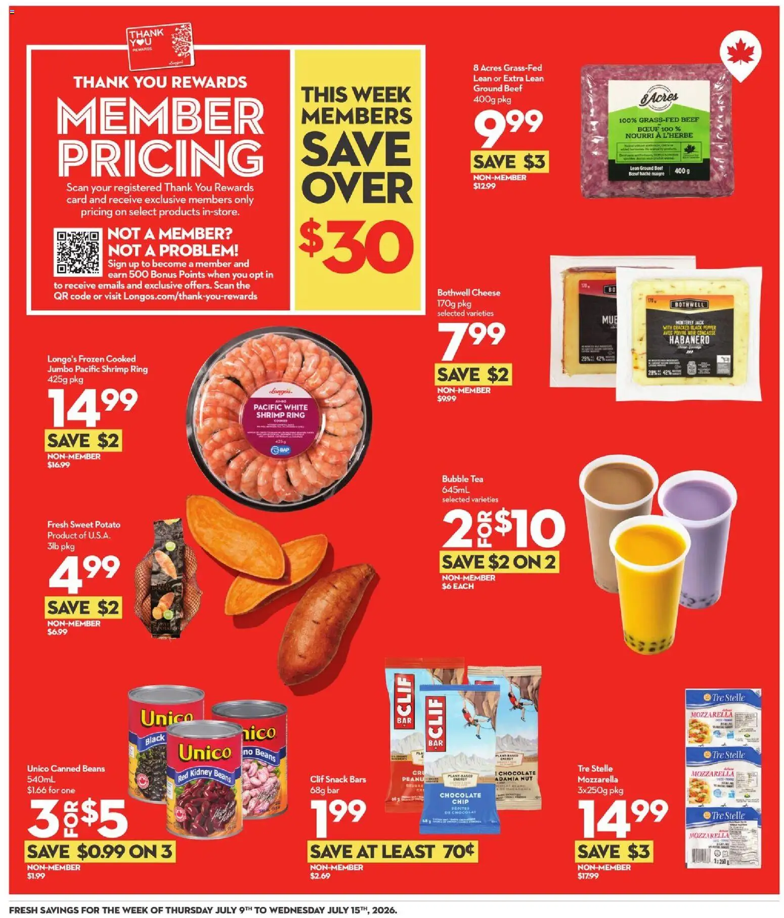 Longo's Flyer from Jul 9, 2026 - Unlock Huge Savings | Canada