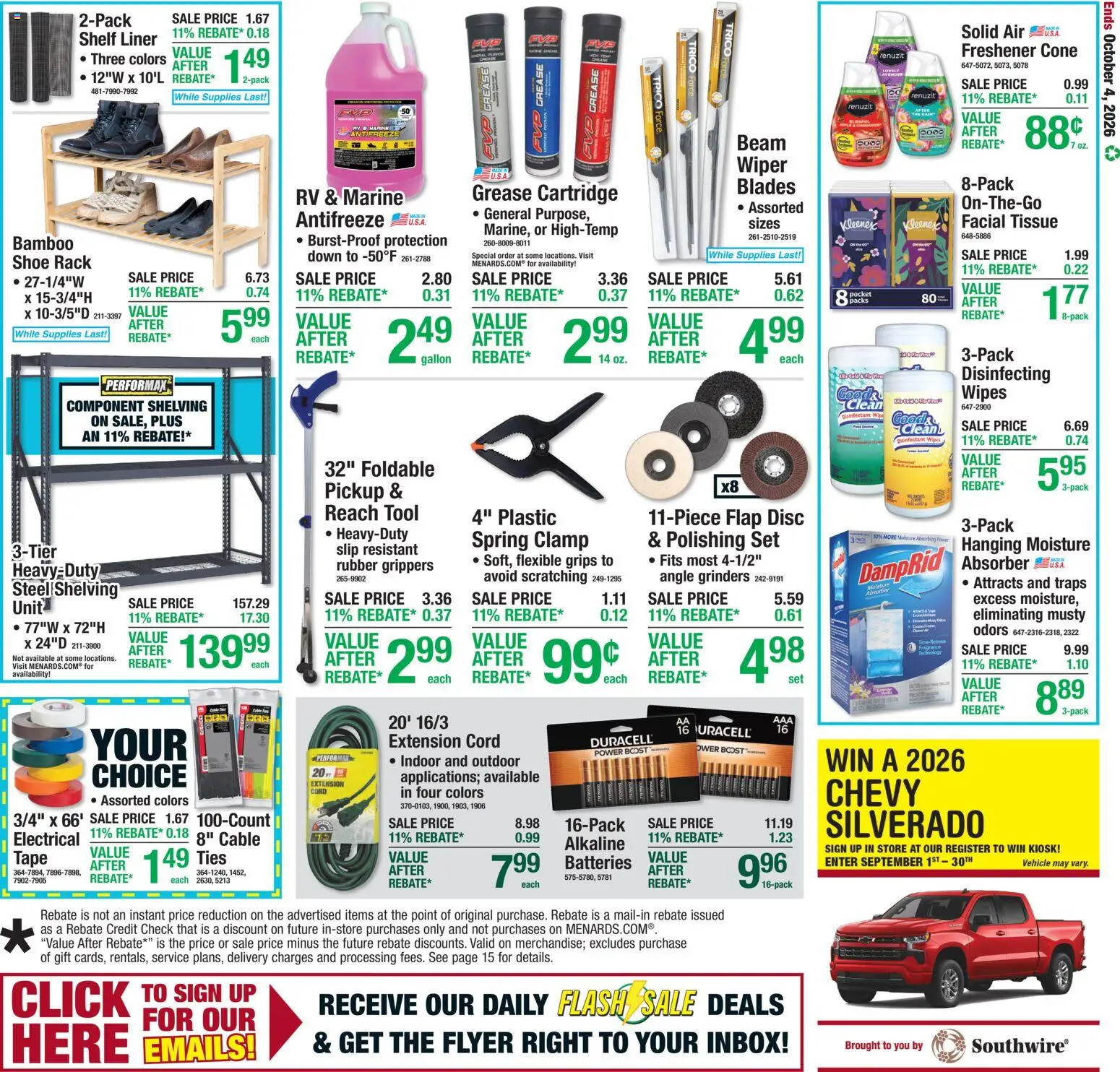 Menards Weekly Ad Weekly Ad in United States