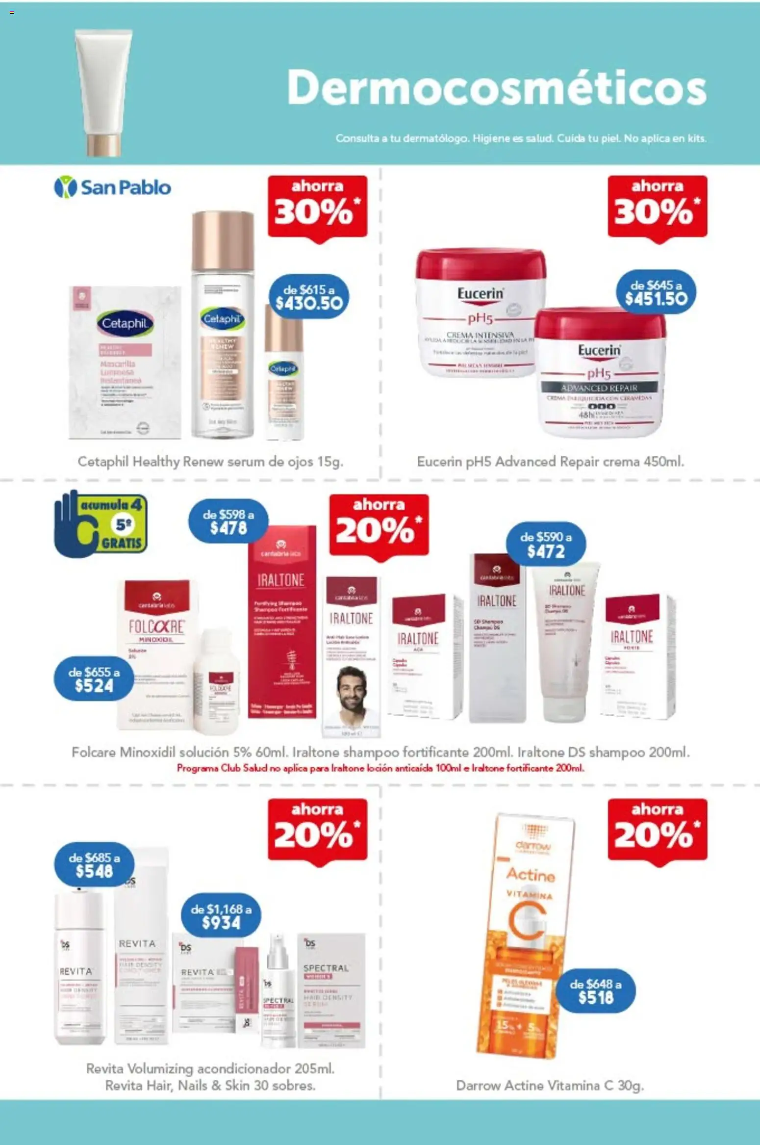Farmacia San Pablo catálogo Folleto in México