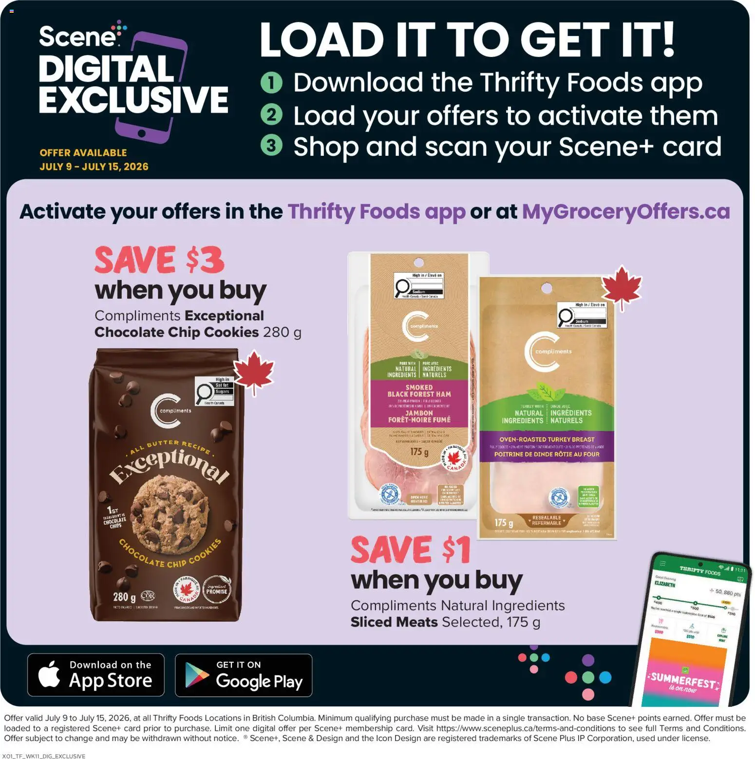 Thrifty Foods Flyer from Jul 9, 2026 - Unlock Huge Savings | Canada