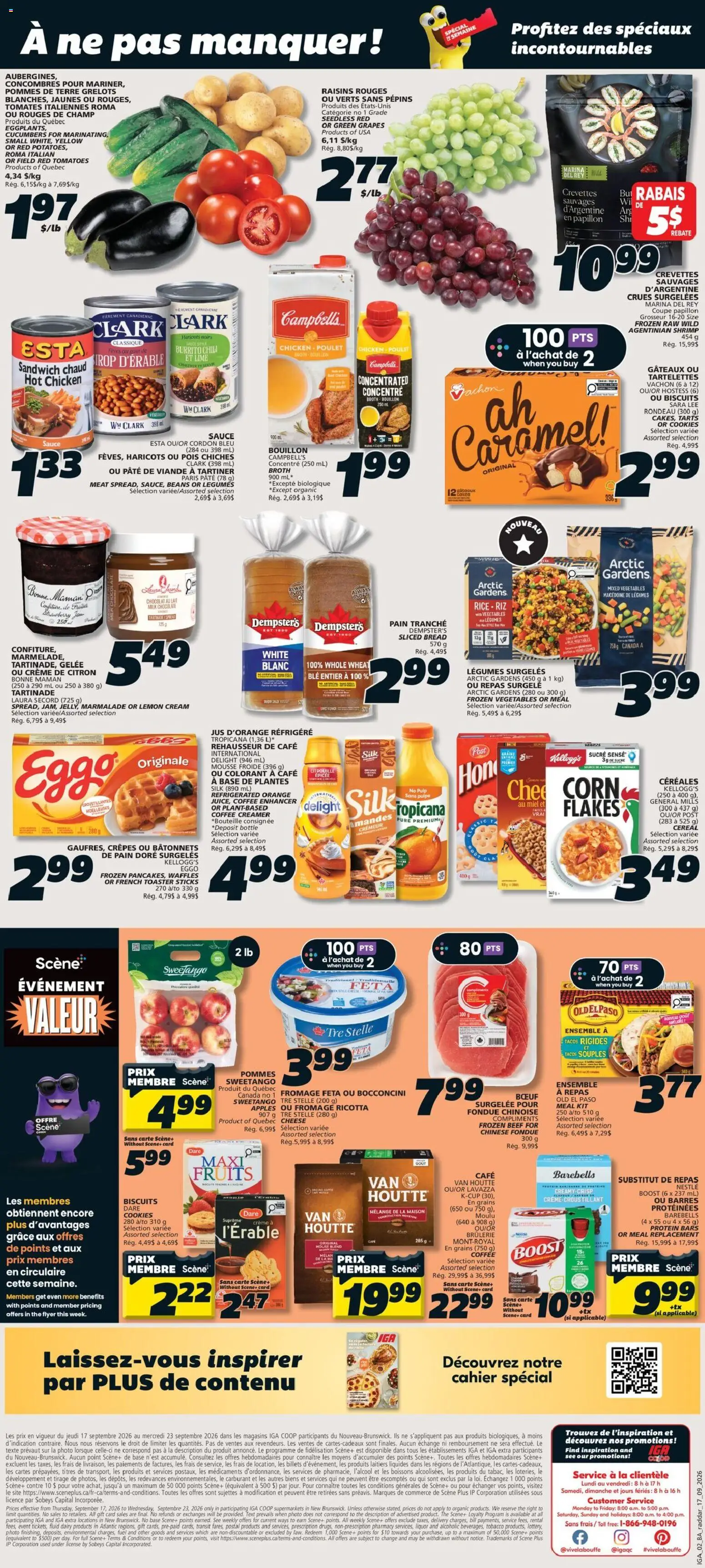 IGA weekly flyer / circulaire Flyer in Canada