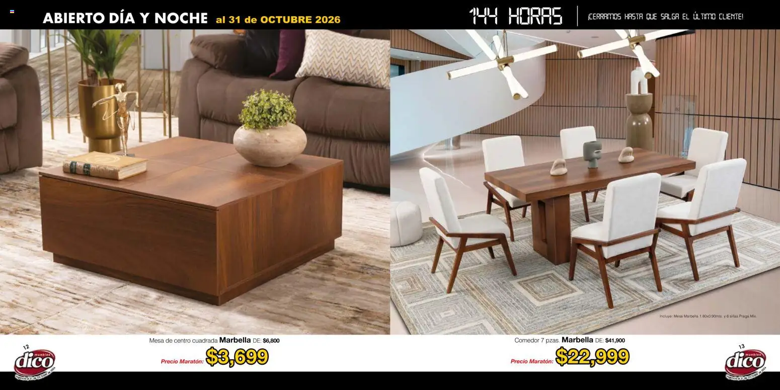 Muebles Dico catálogo Folleto in México