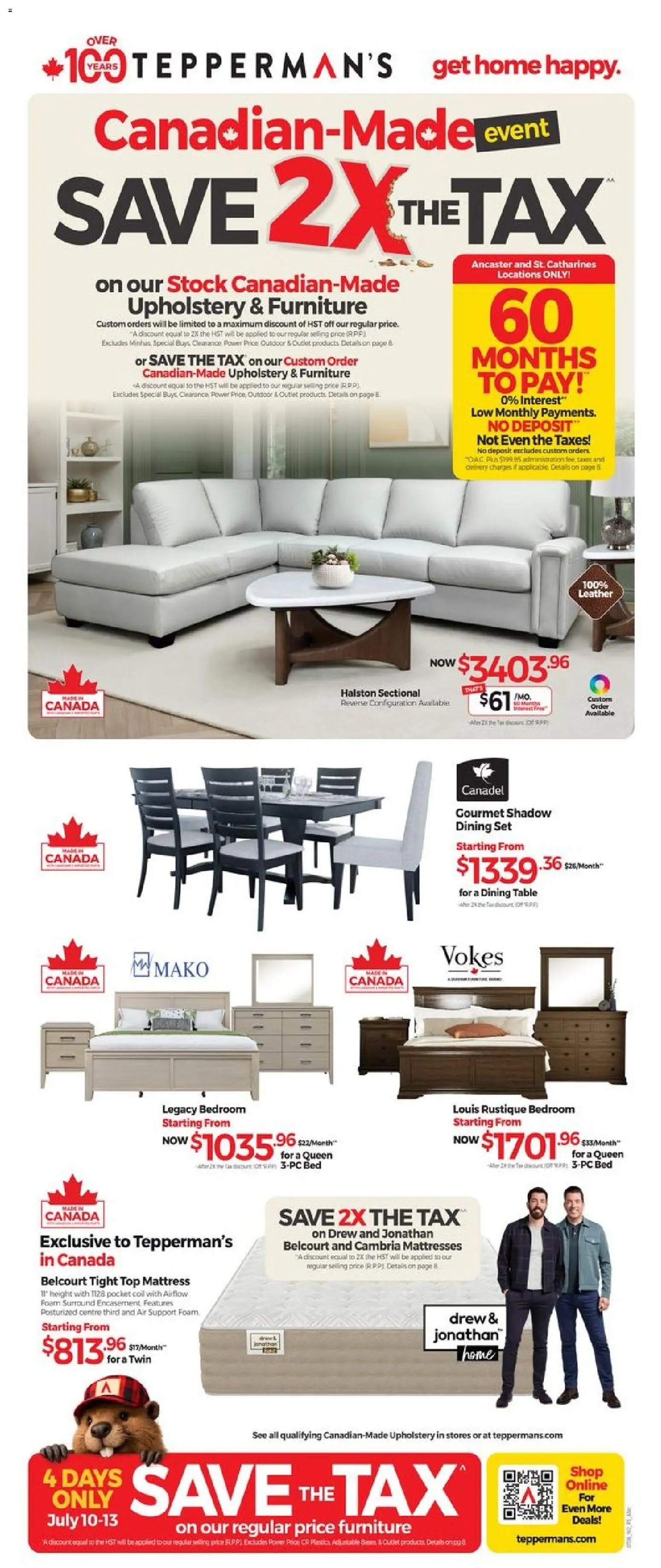 Tepperman's Flyer from Jul 10, 2026 - Unlock Huge Savings | Canada